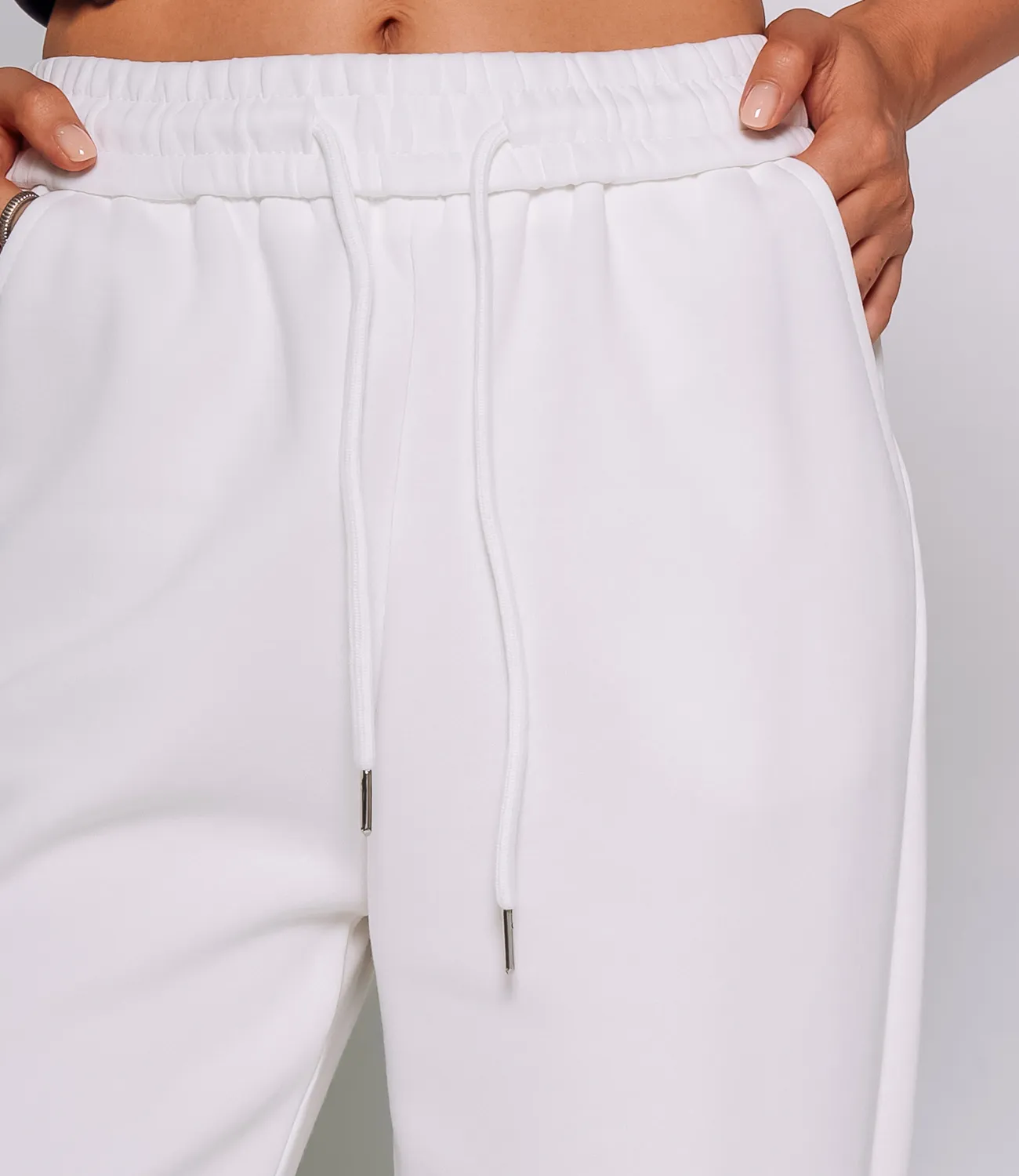 Спортивные брюки #КТ8029 (4), белый - фото 5