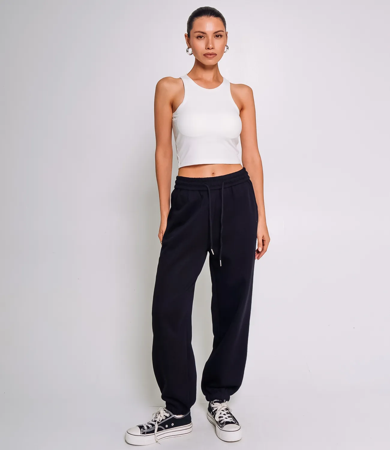 Спортивные брюки #КТ8029 (4), чёрный - фото 1