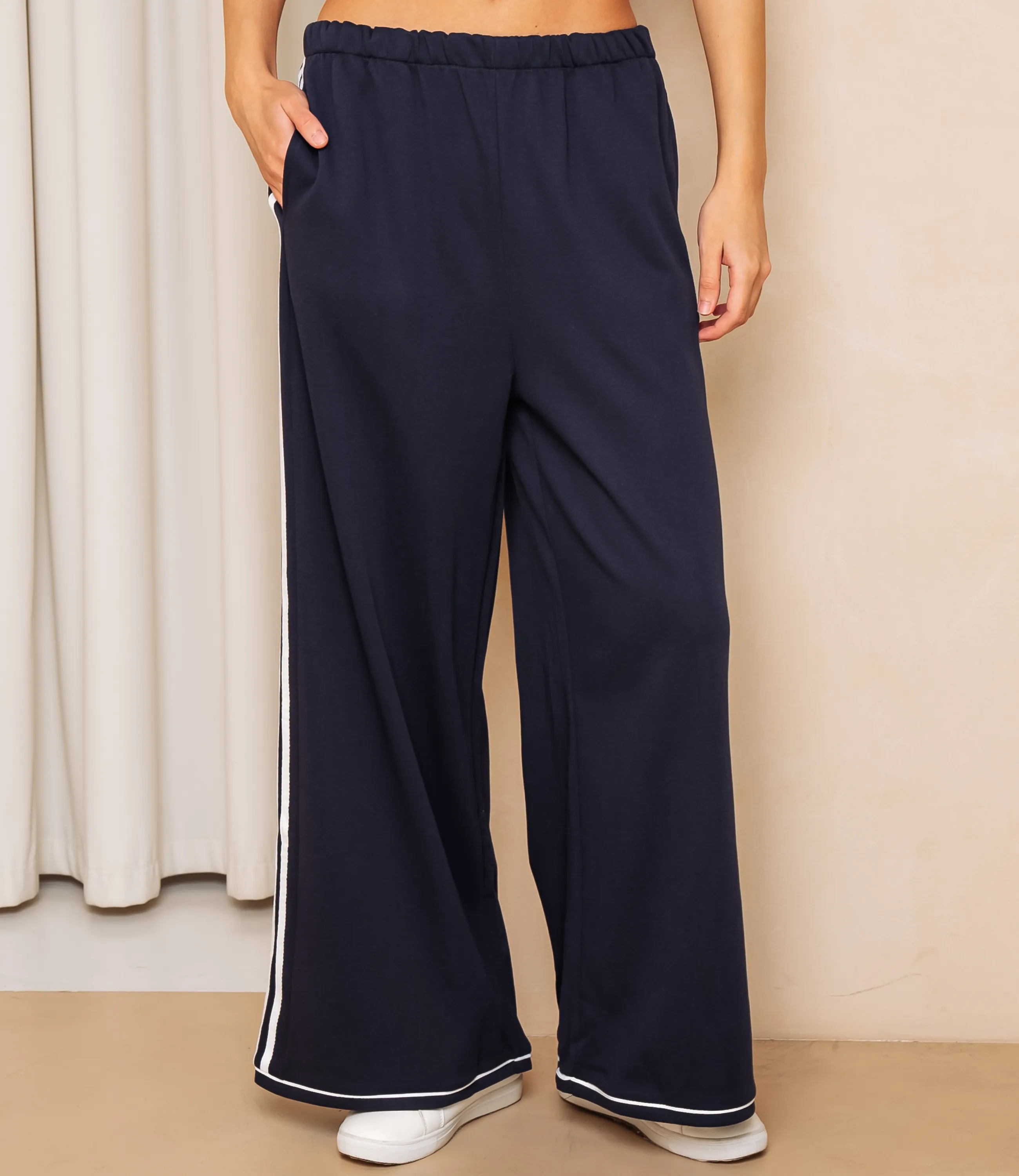 Спортивные брюки #КТ2563, синий - фото 2