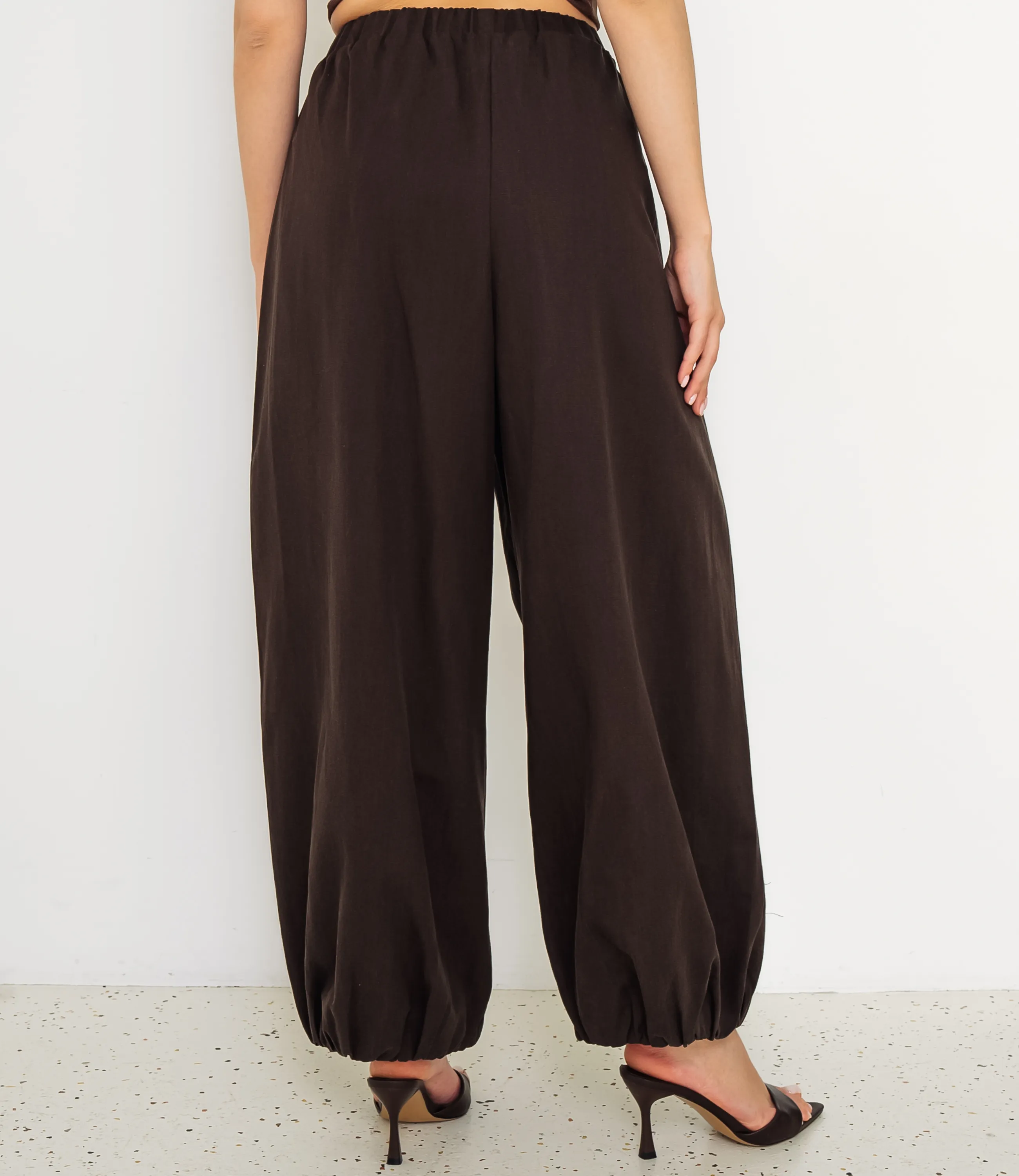 Брюки #КТ25811, тёмно-коричневый - фото 4