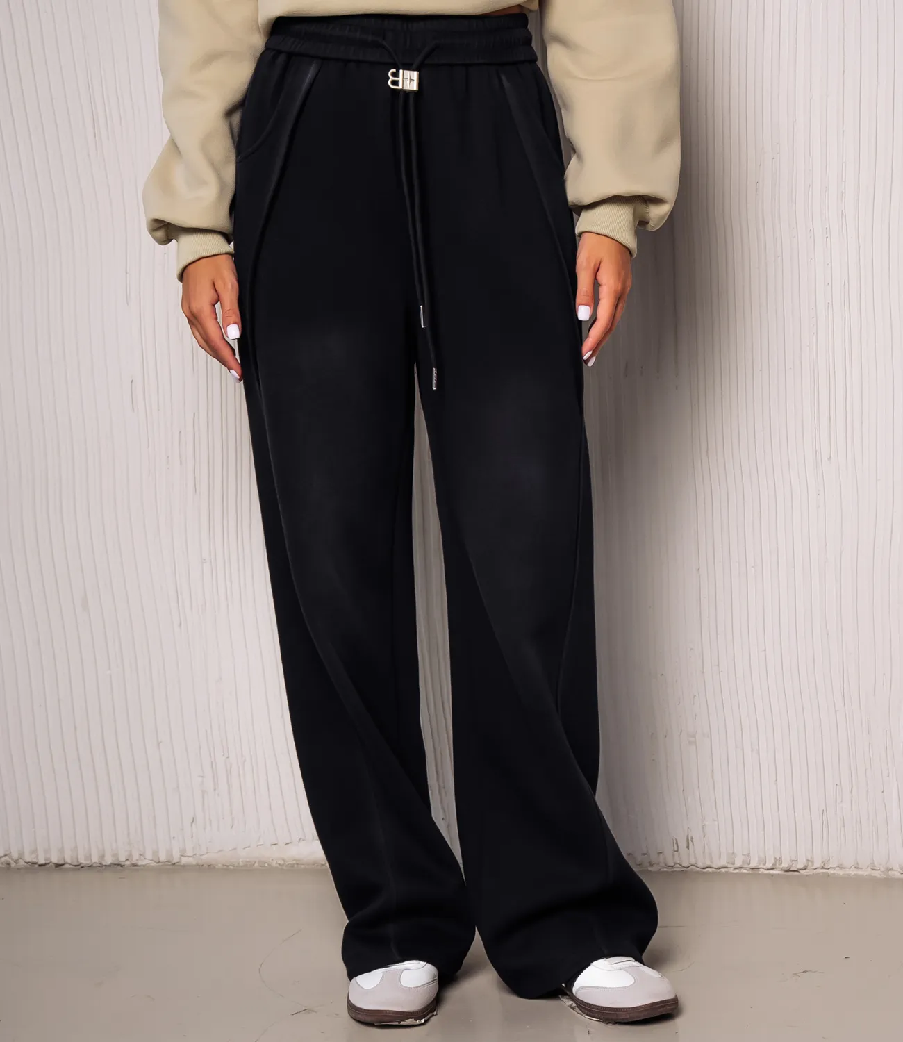 Спортивные брюки #КТ7226 (1), черный - фото 2