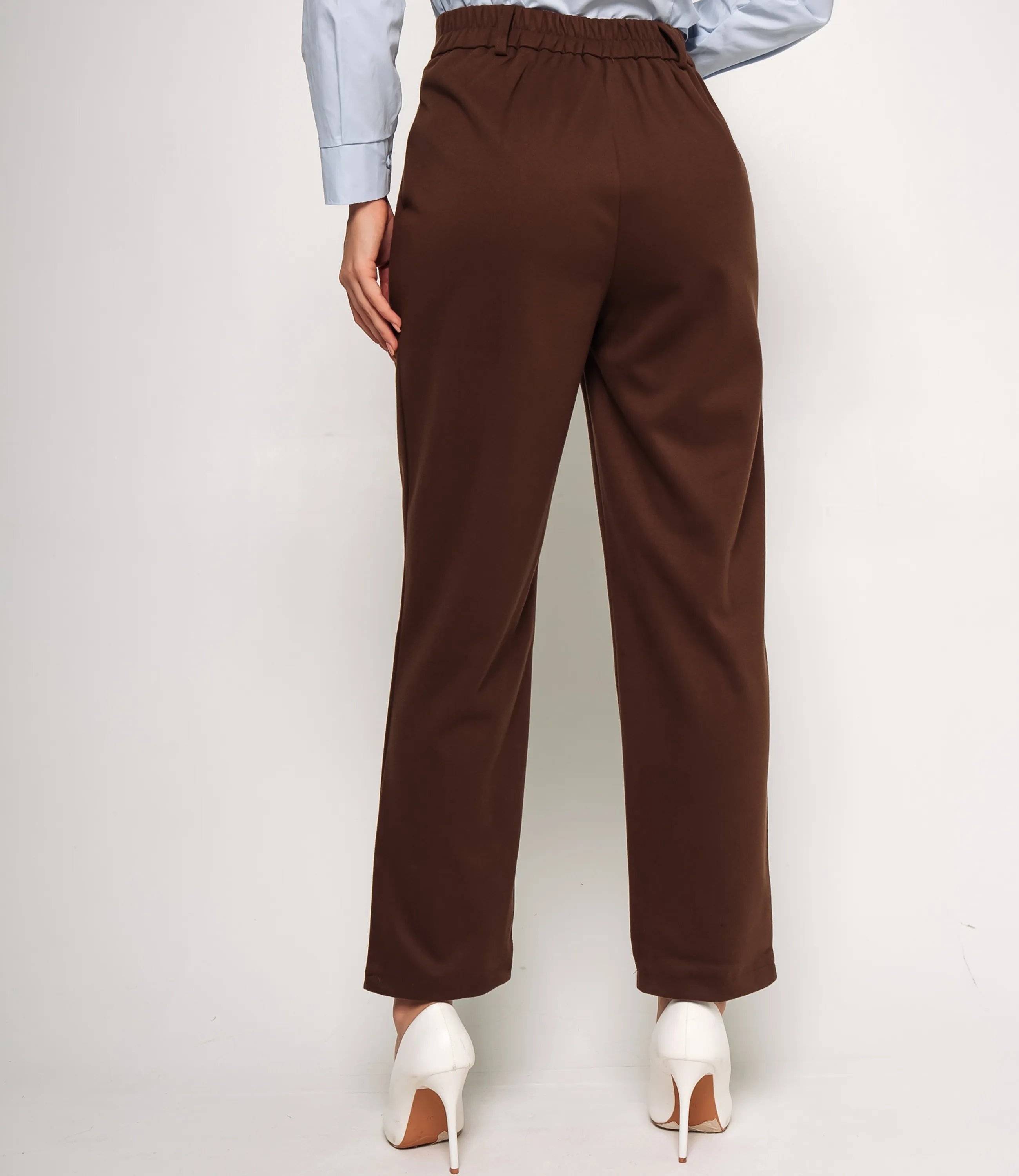 Брюки #ОКТ165004, тёмно-коричневый - фото 4