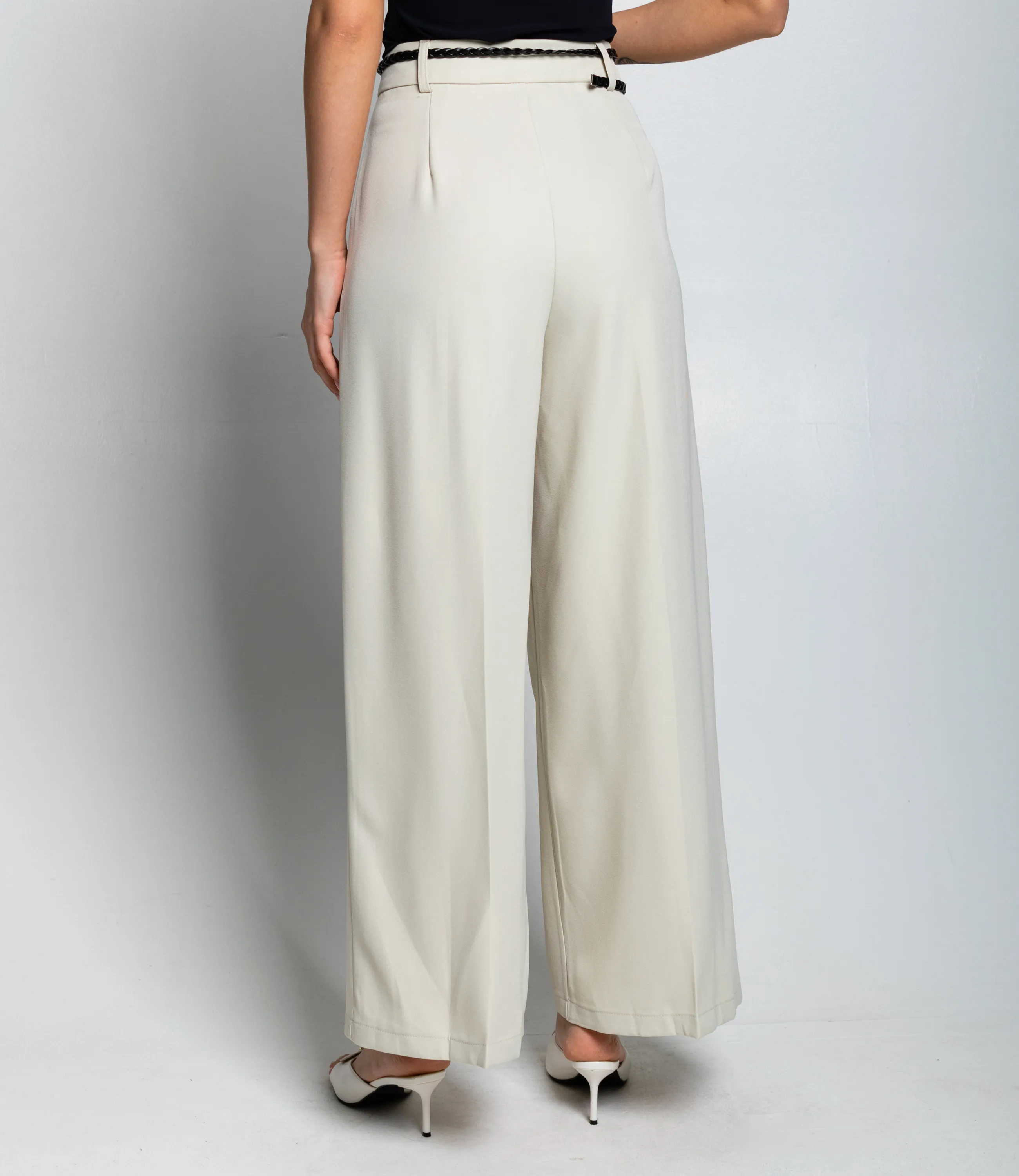 Брюки #КТ69008, бежево-серый - фото 4