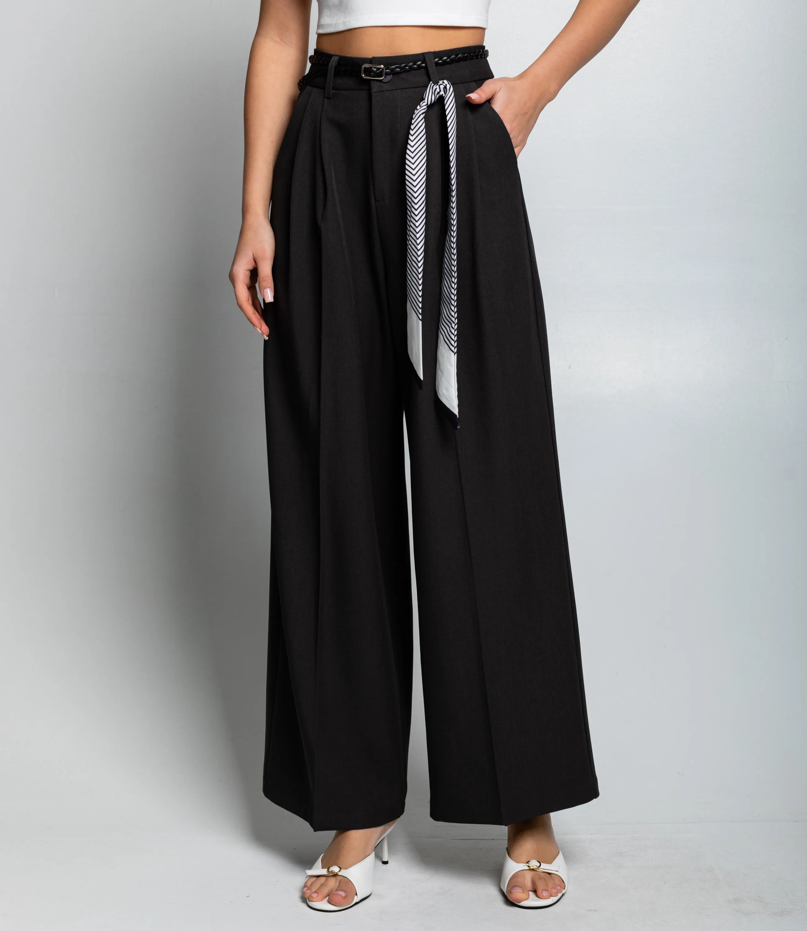 Брюки #КТ69008, графит - фото 2