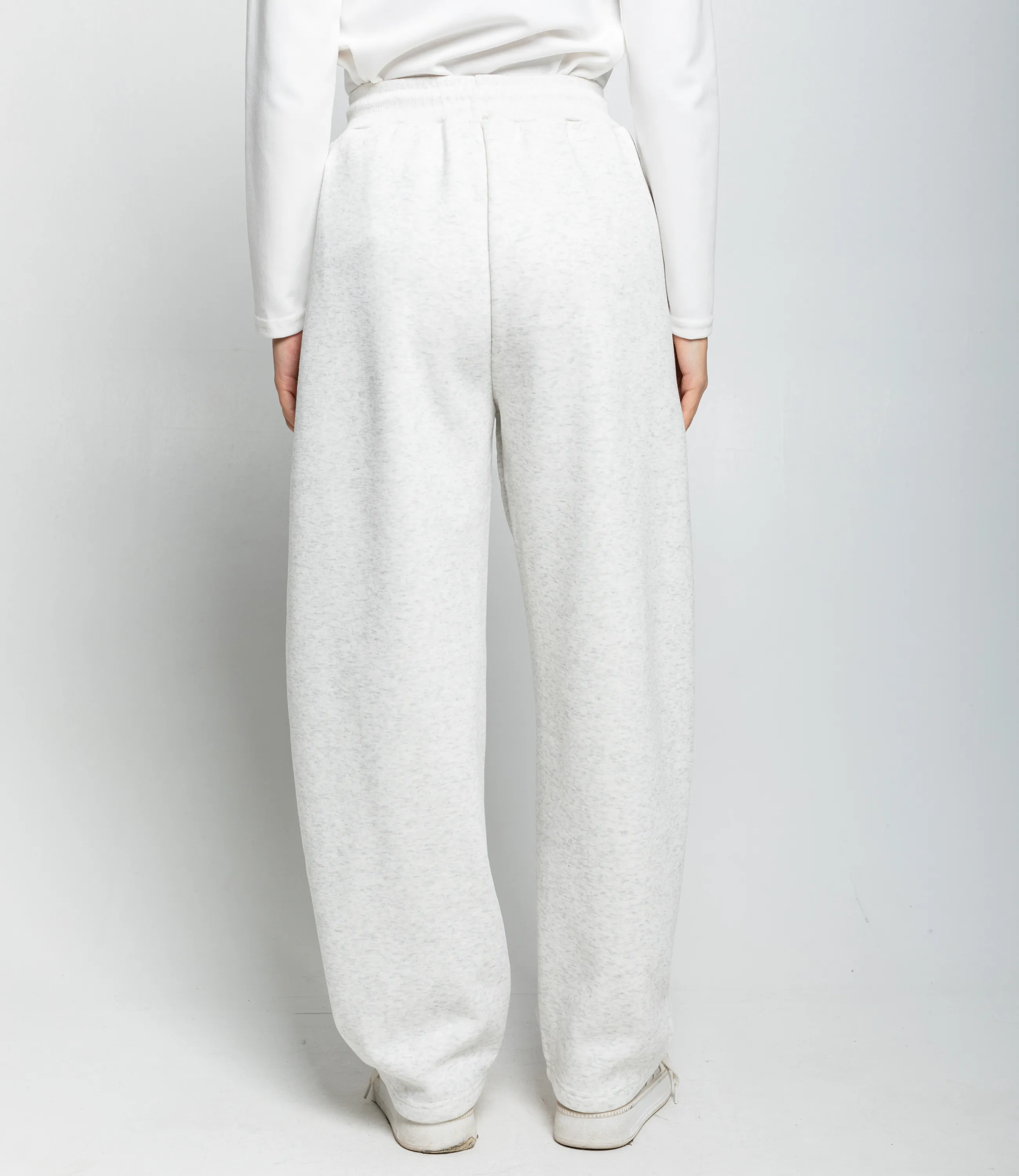 Спортивные брюки #КТ8003 (9), светло-серый меланж - фото 4