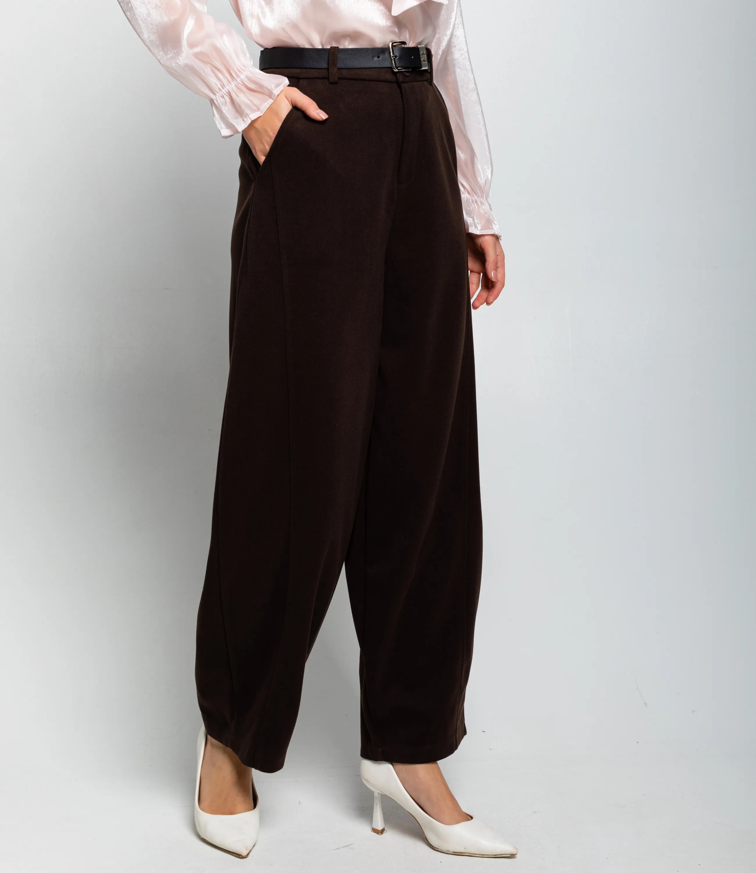 Брюки #КТ25131, шоколадный - фото 3