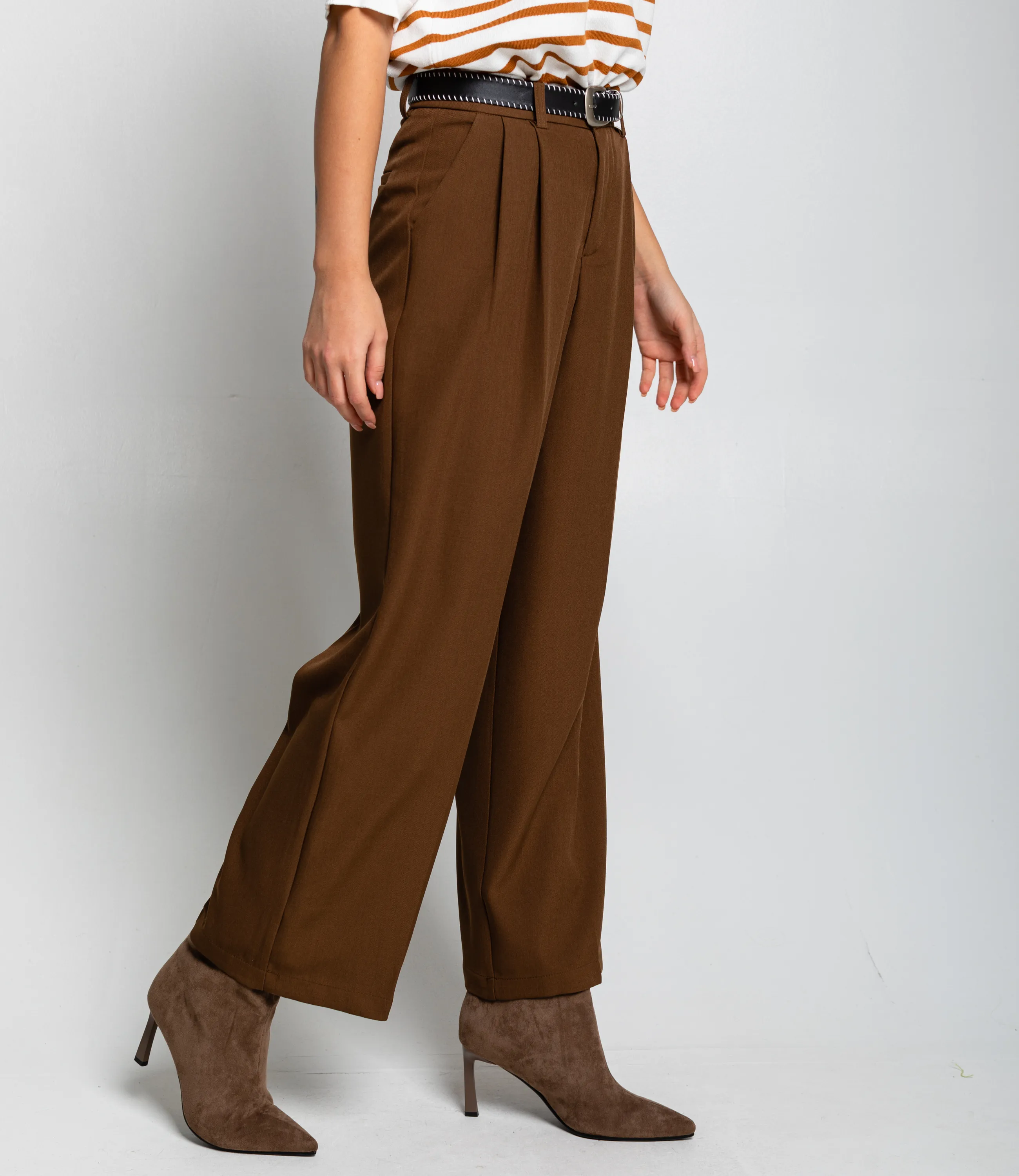Брюки #КТ25993, коричневый - фото 3