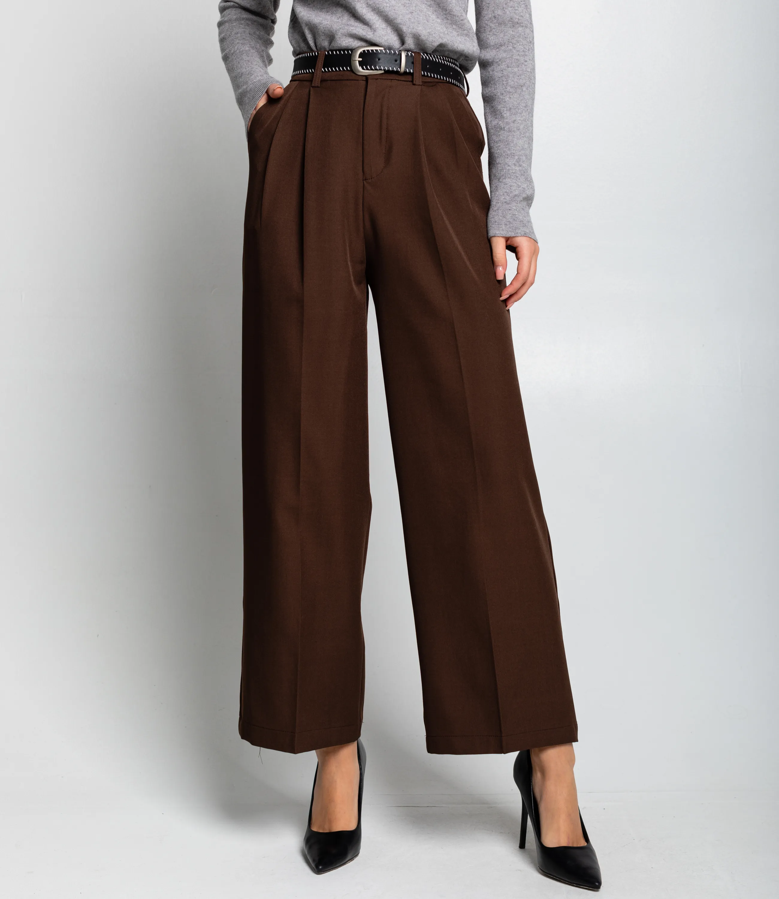 Брюки #КТ25993, шоколадный - фото 2