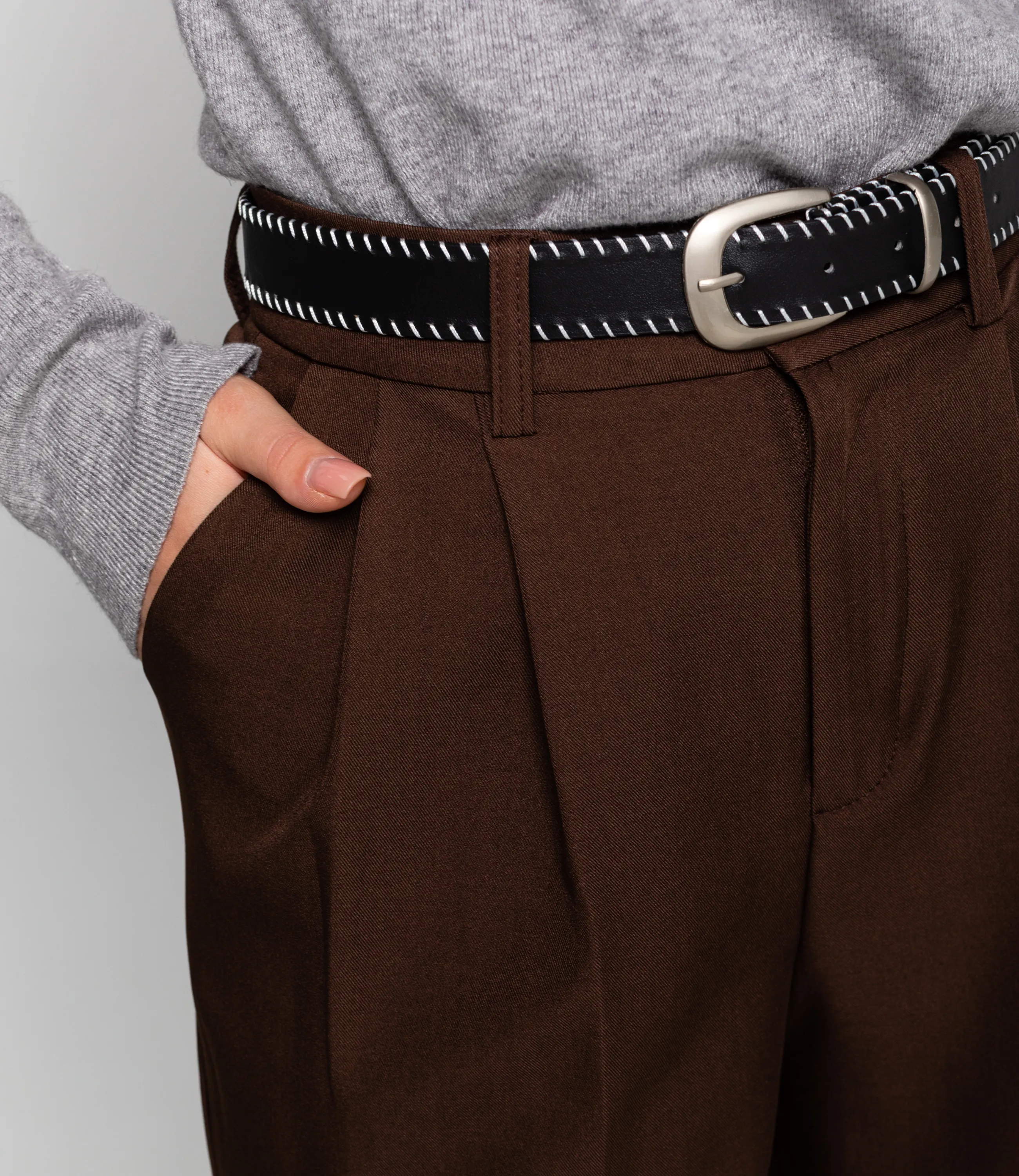 Брюки #КТ25993, шоколадный - фото 5