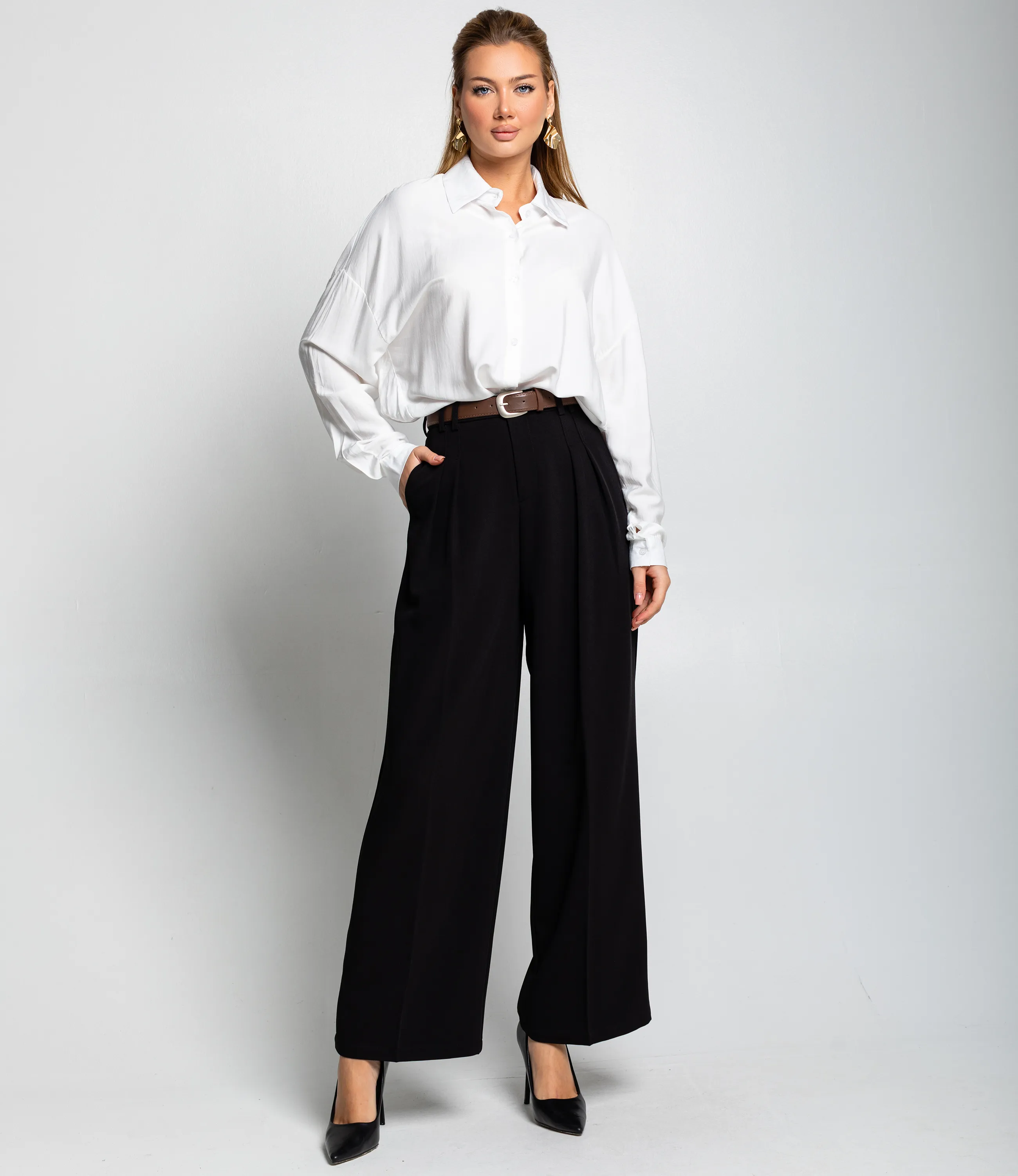 Брюки #КТ25933 (1), чёрный - фото 1