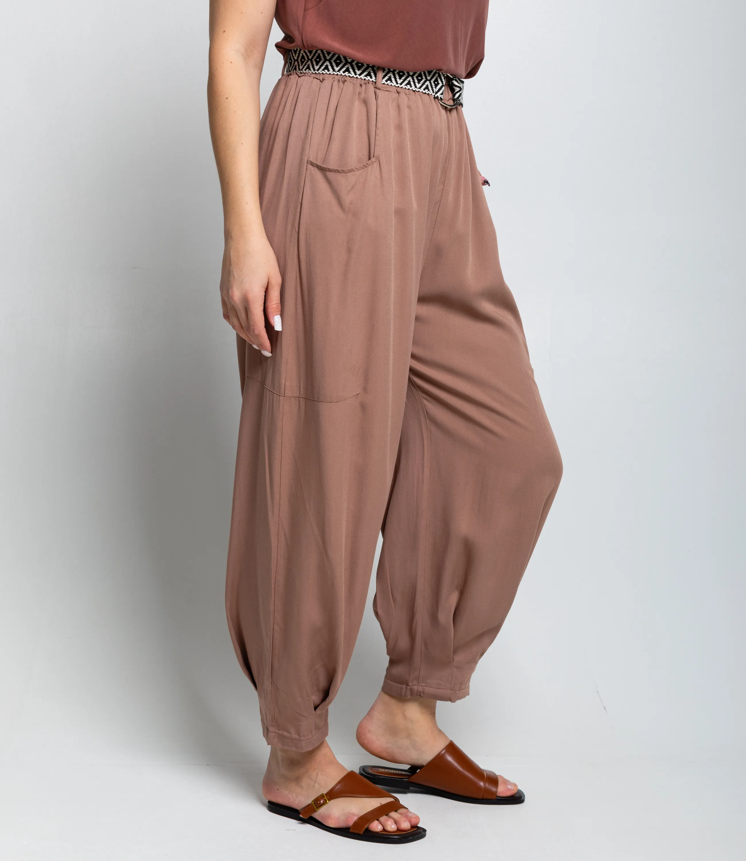 Брюки #ОКТ085008, капучино - фото 3