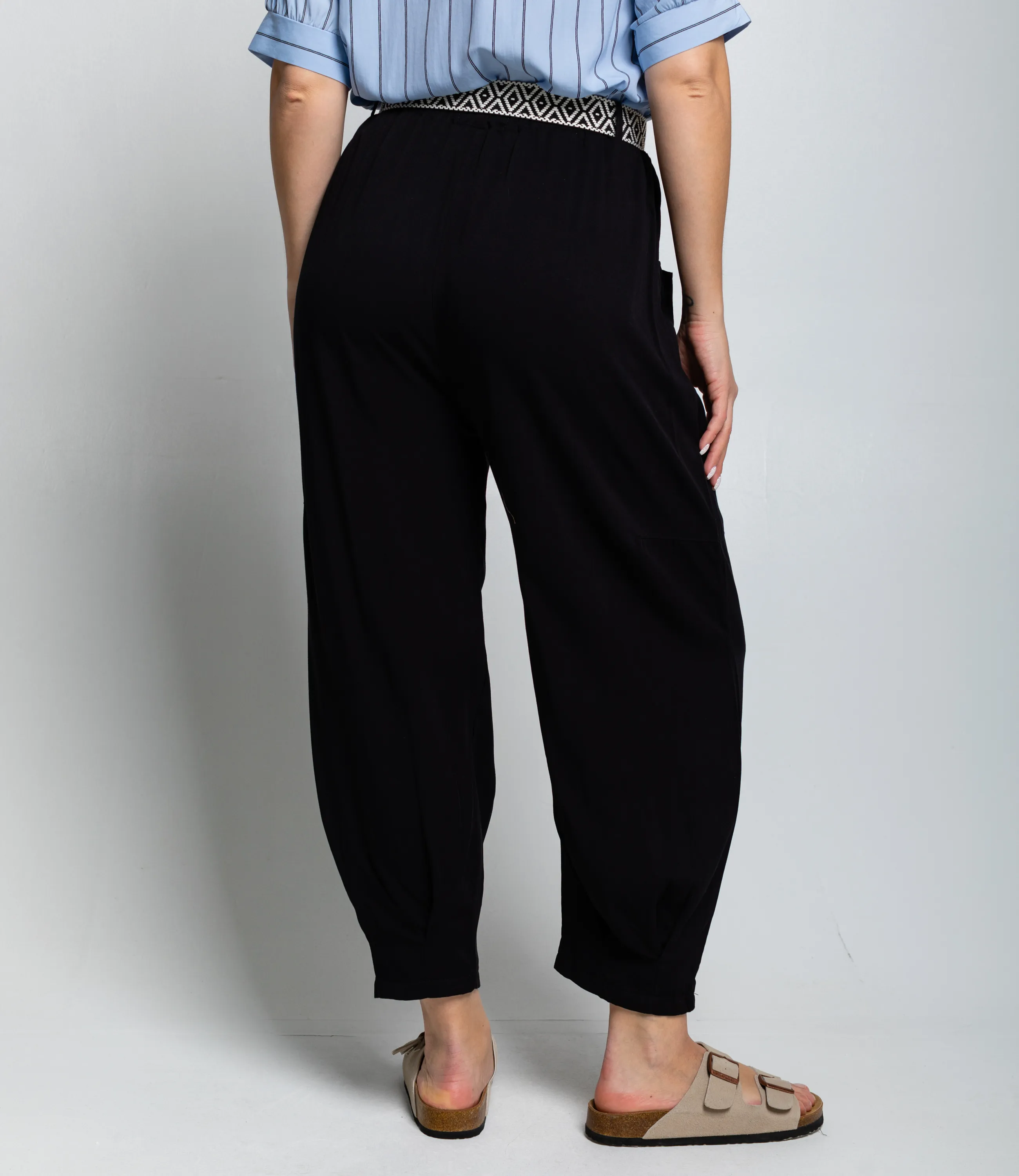 Брюки #ОКТ085008, чёрный - фото 4