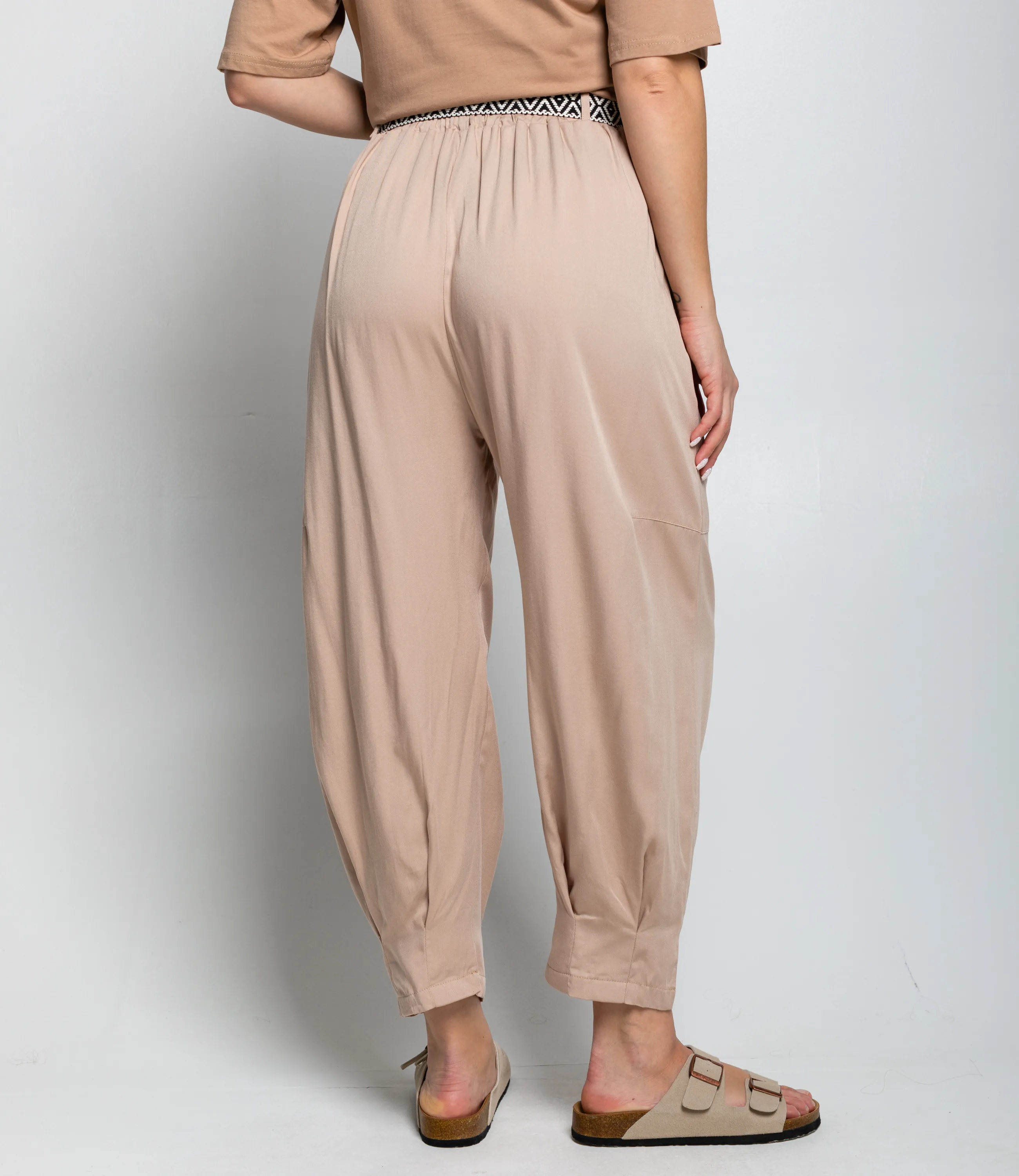 Брюки #ОКТ085008, бежевый - фото 4