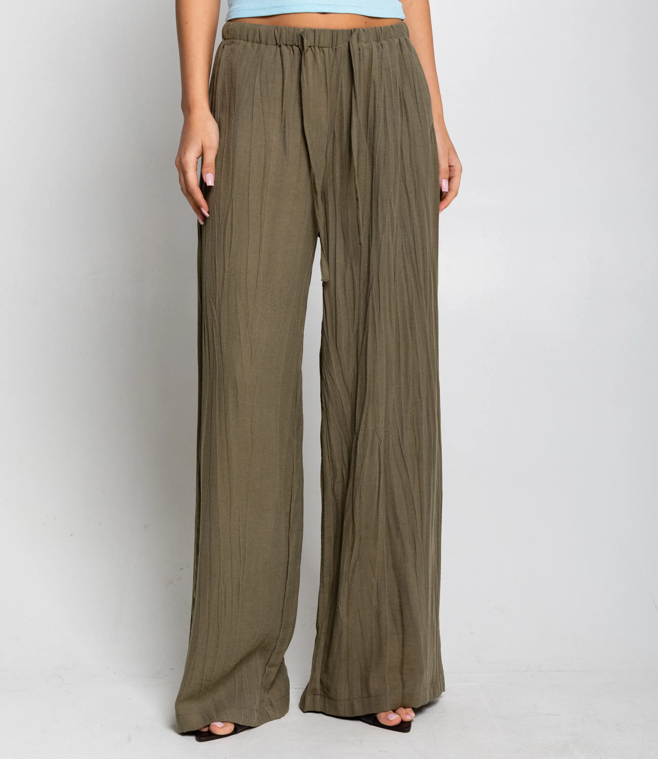 Брюки #ОКТ095015, хаки - фото 2