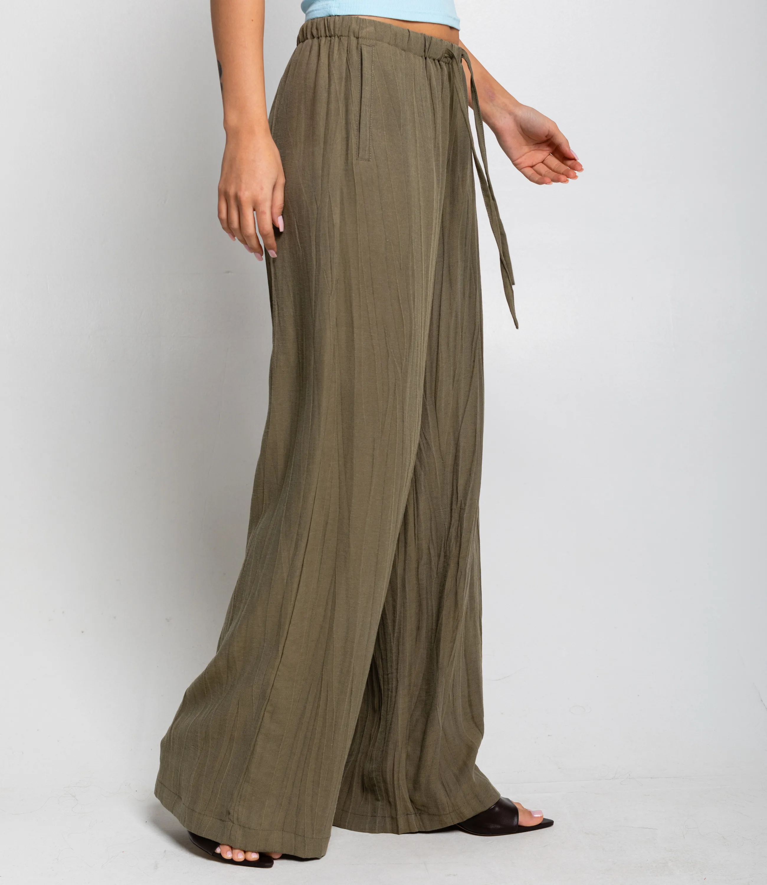 Брюки #ОКТ095015, хаки - фото 3