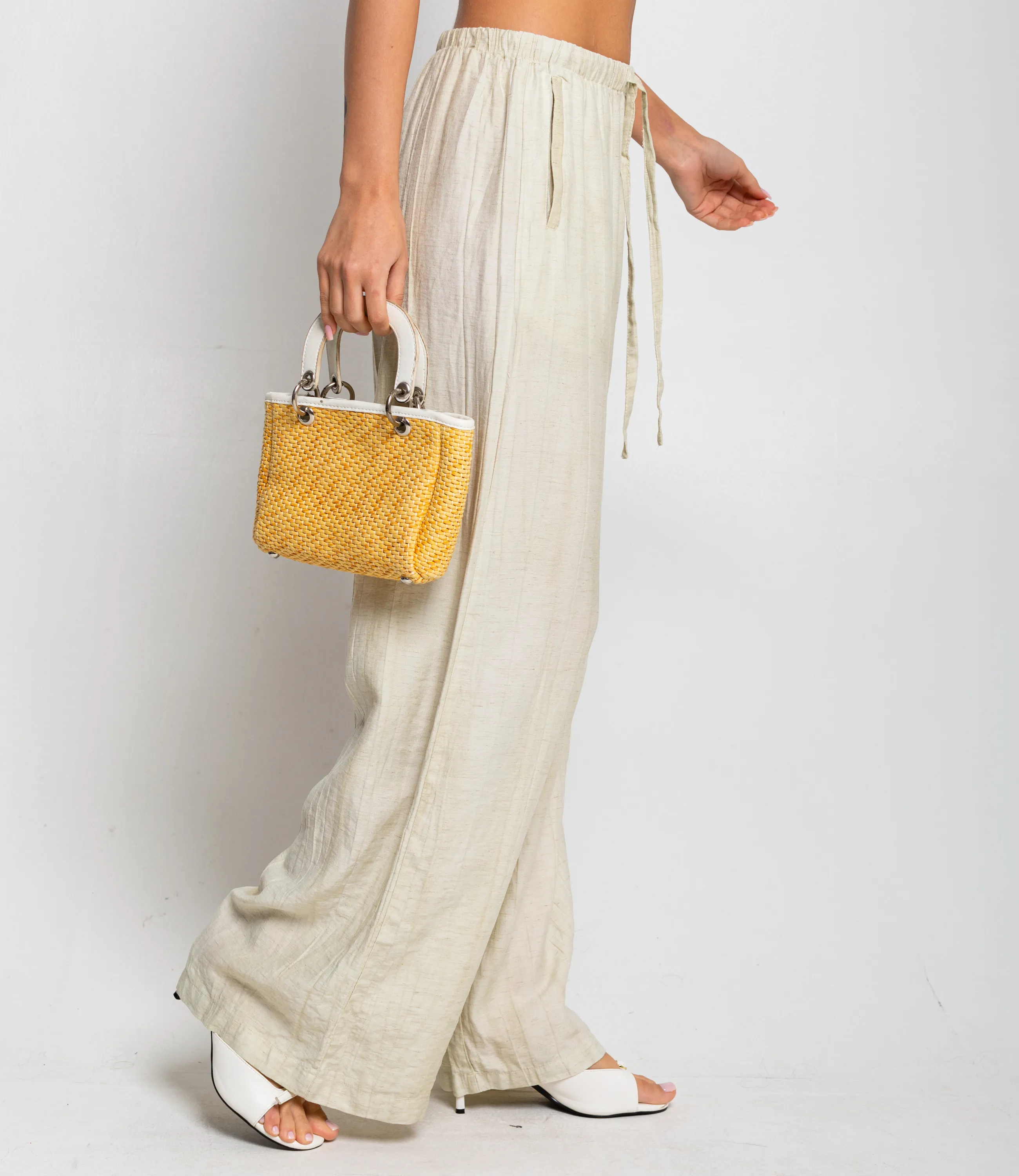 Брюки #ОКТ095015, светло-бежевый - фото 3