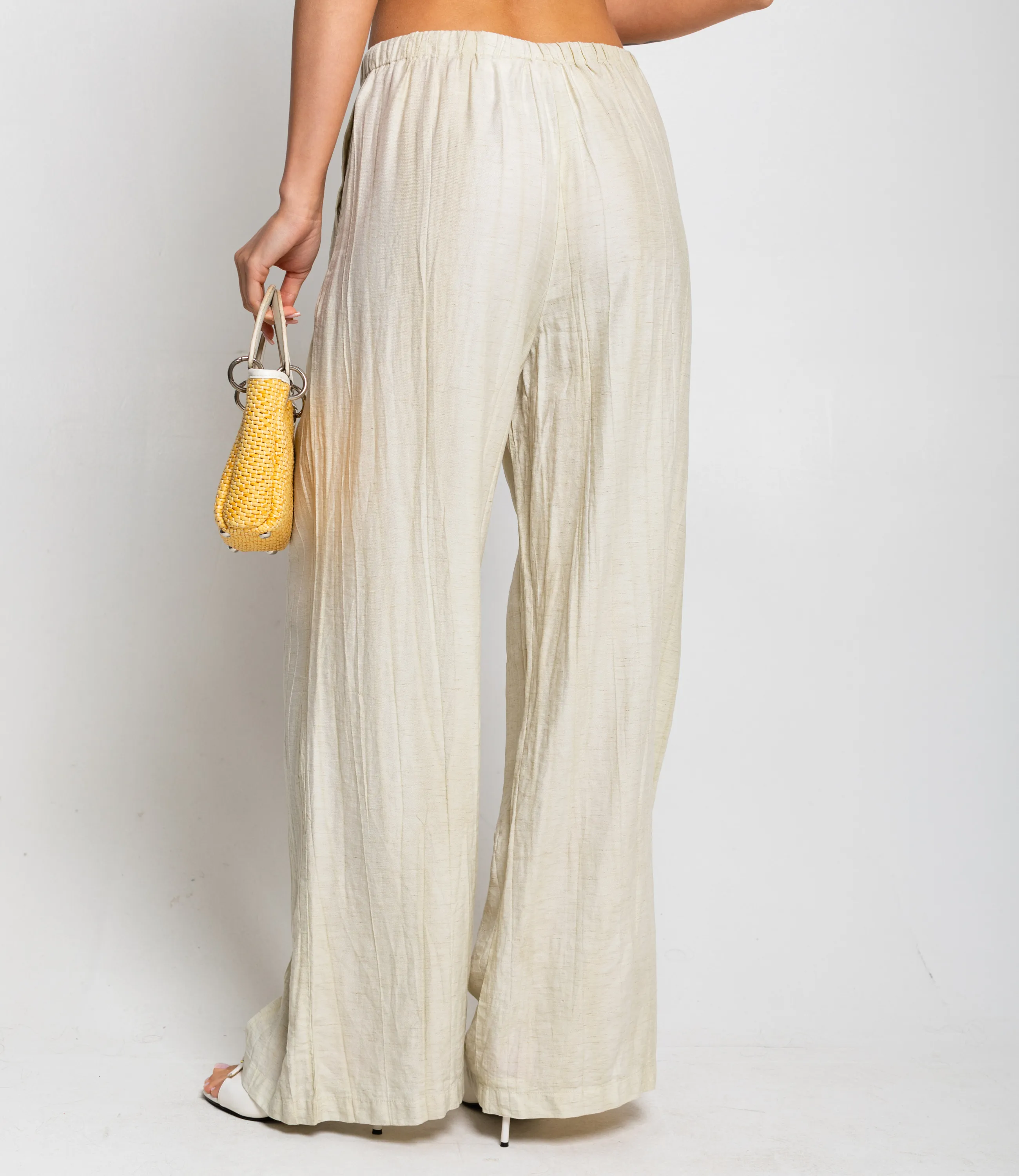 Брюки #ОКТ095015, светло-бежевый - фото 4