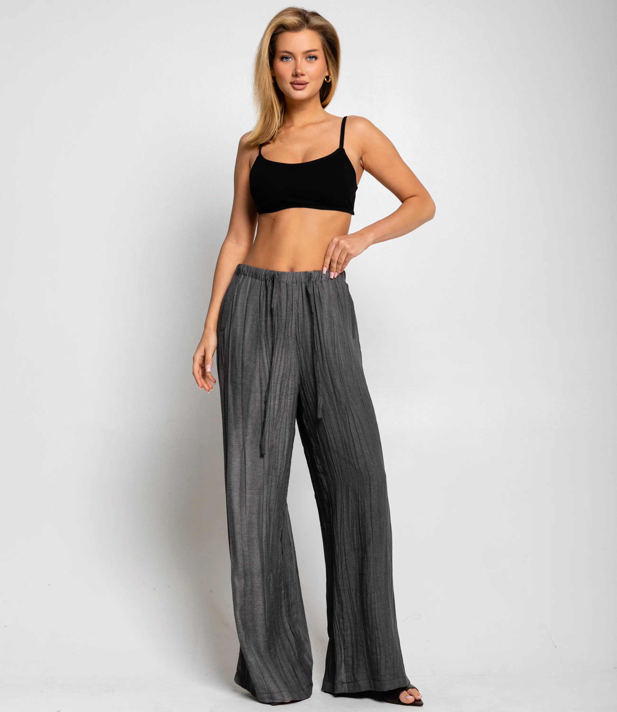 Брюки #ОКТ095015, графит - фото 1