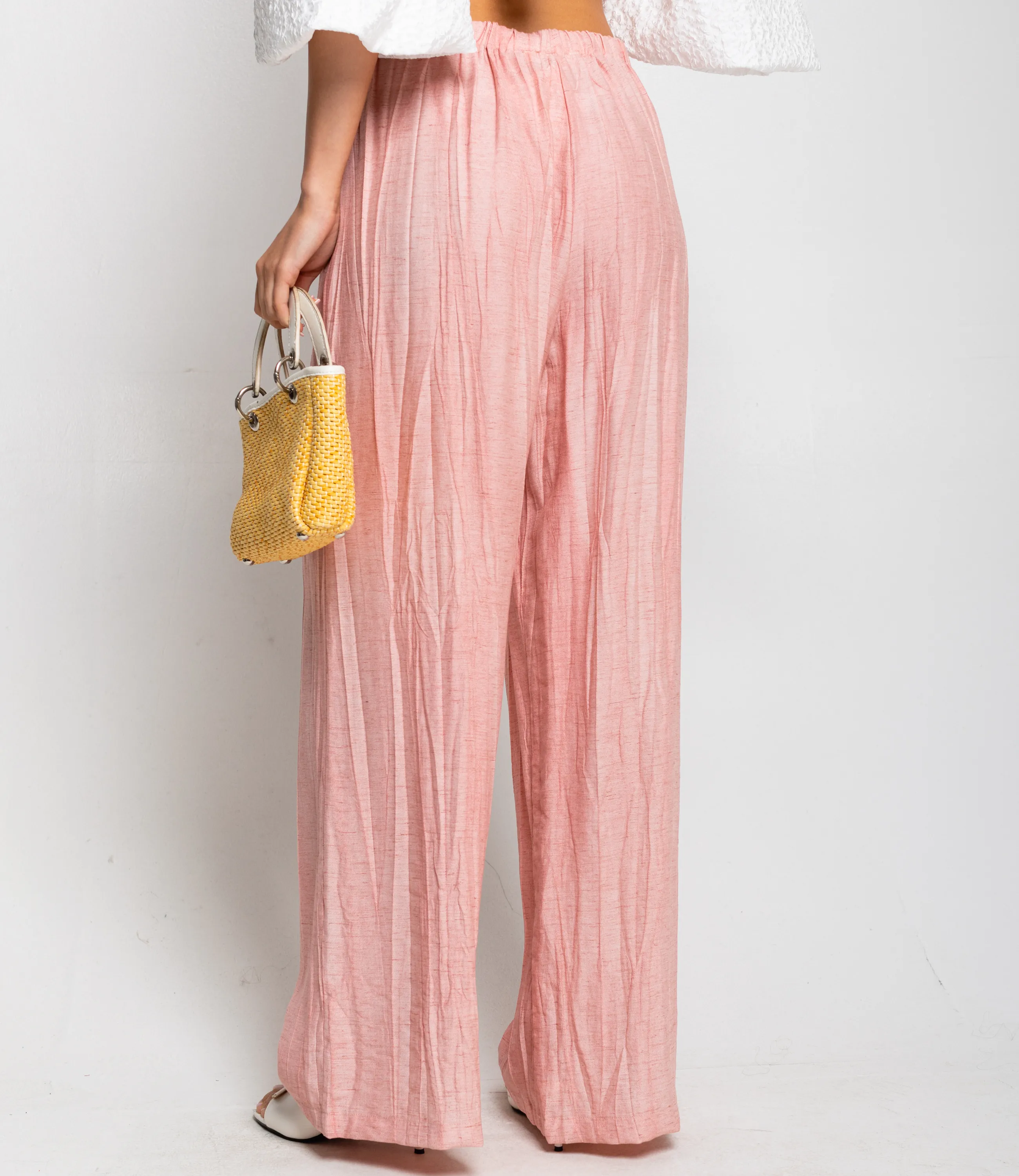 Брюки #ОКТ095015, пудровый - фото 4