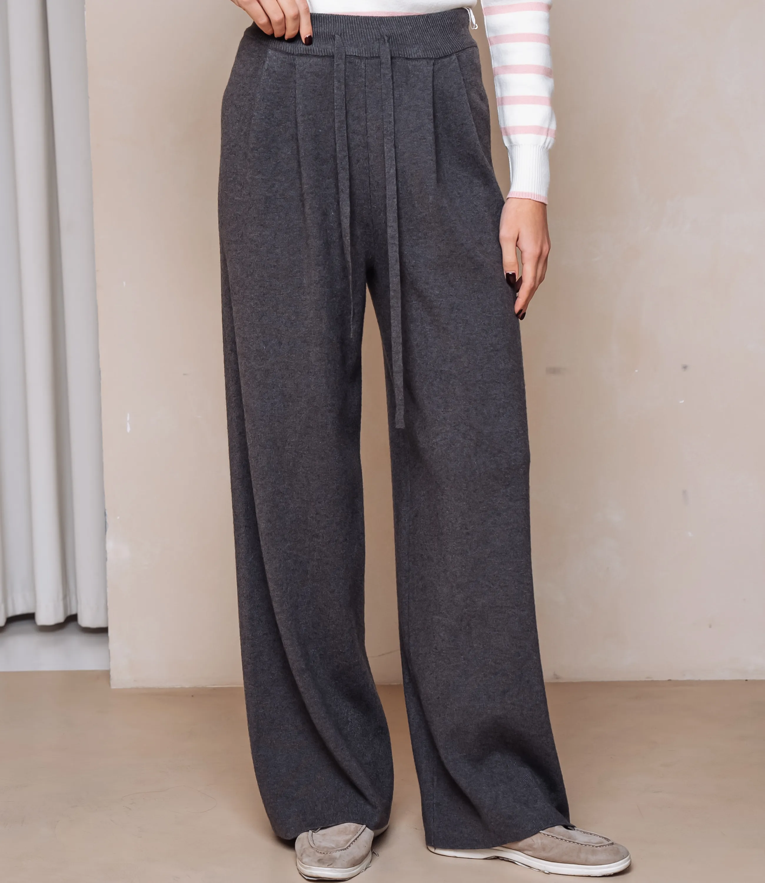 Брюки #КТ9632 (1), тёмно-серый - фото 2