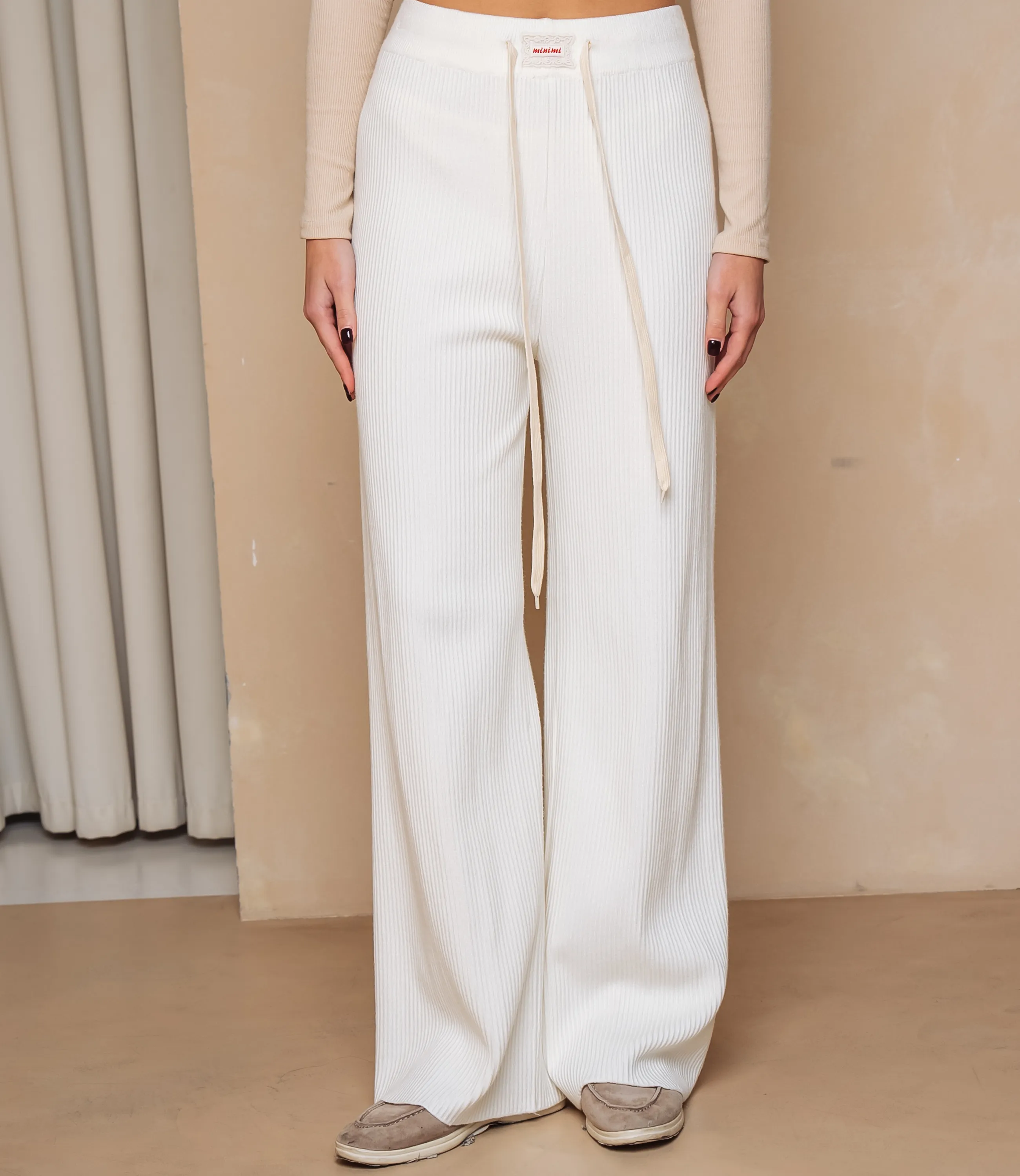 Брюки #КТ2199, молочный - фото 2