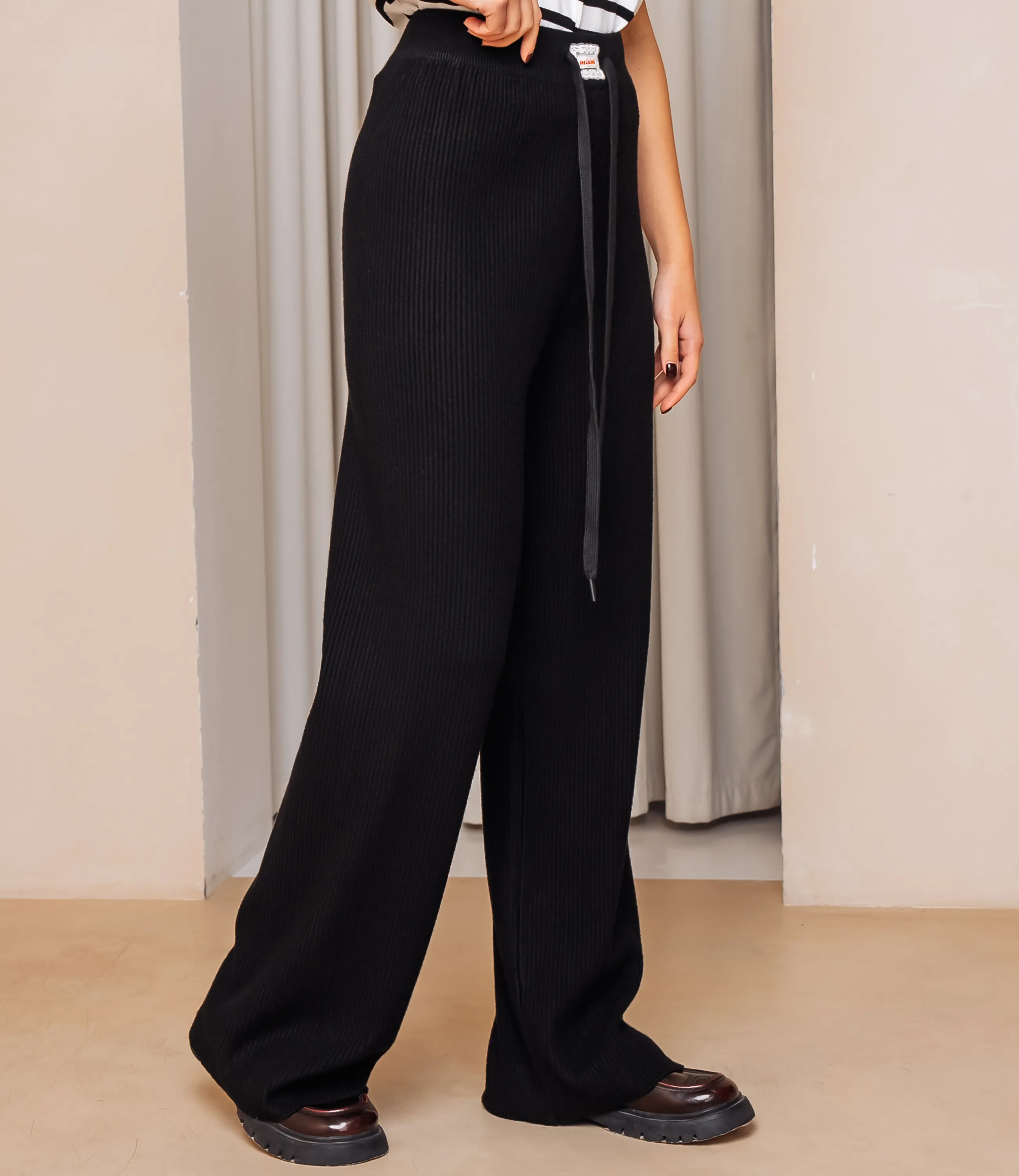 Брюки #КТ2199, чёрный - фото 3