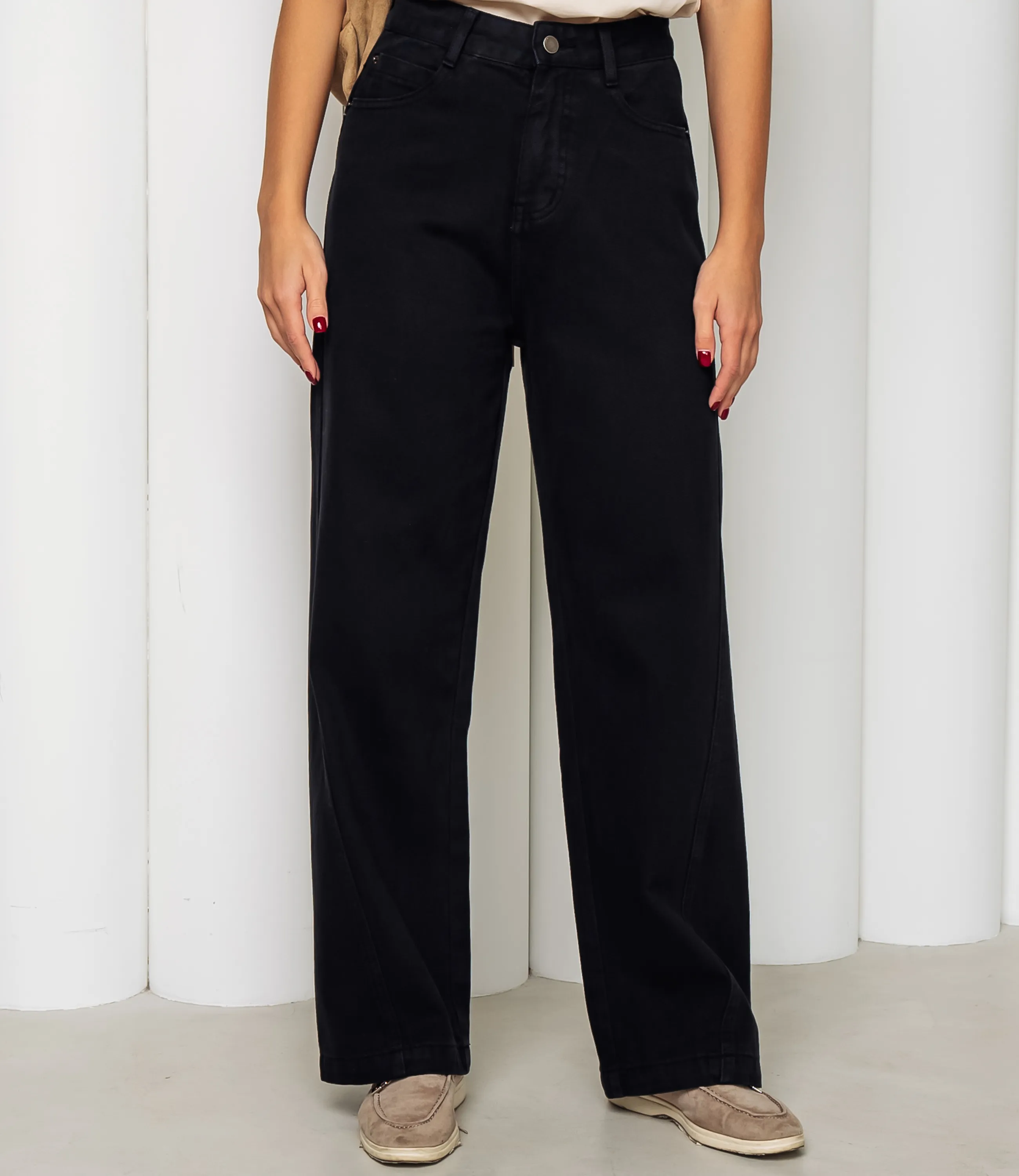 Джинсы #КТ6257, чёрный - фото 2