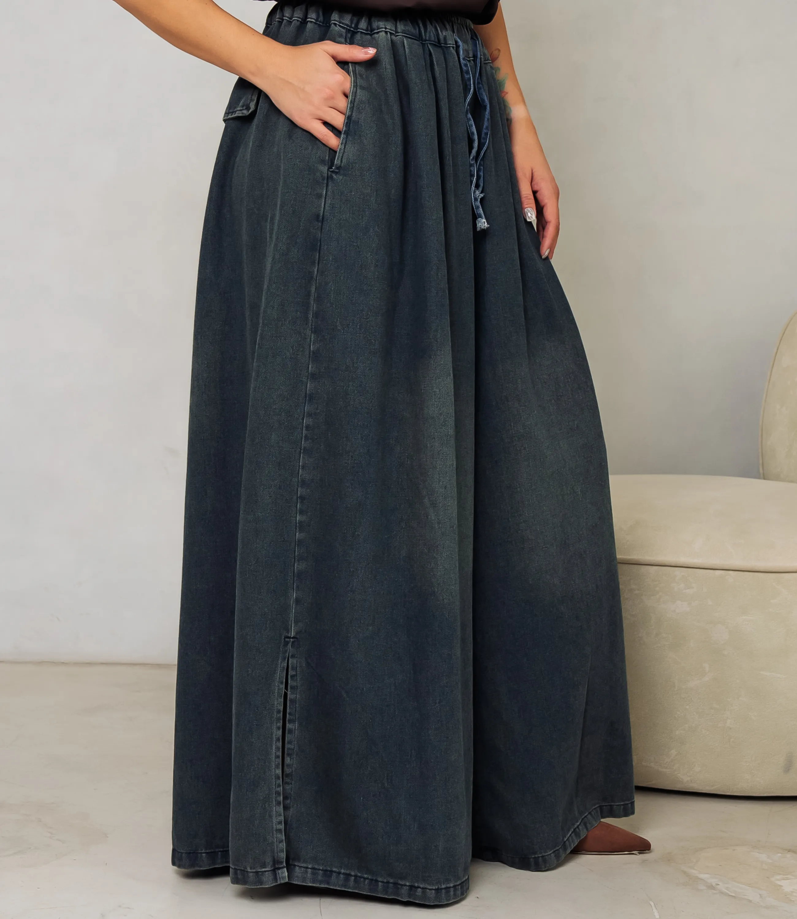 Джинсы #КТ6855, синий - фото 3