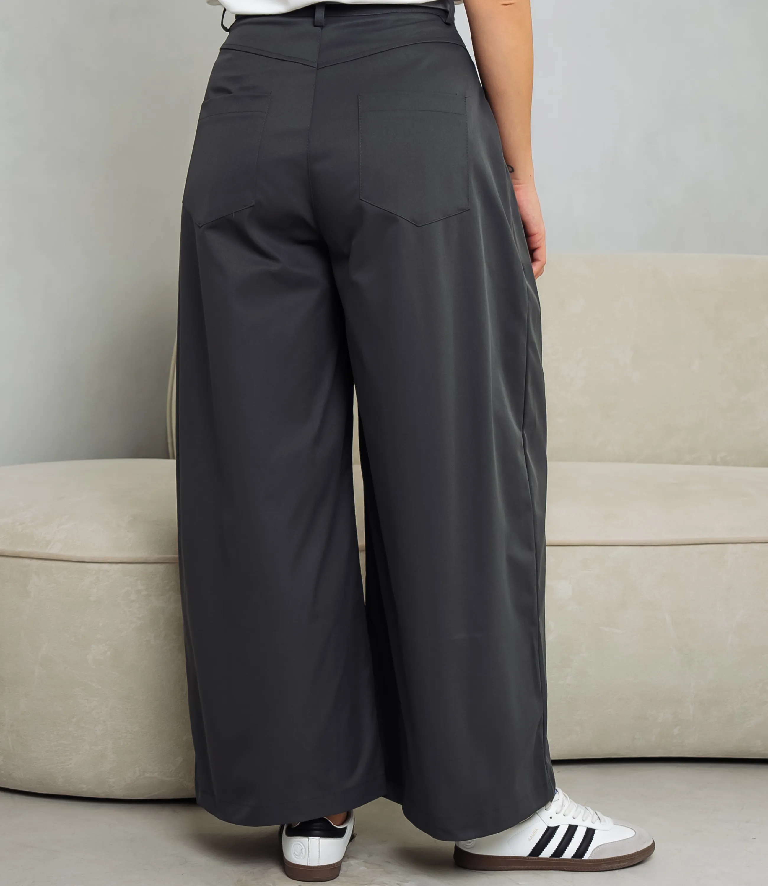 Брюки #КТ8352, тёмно-серый - фото 4