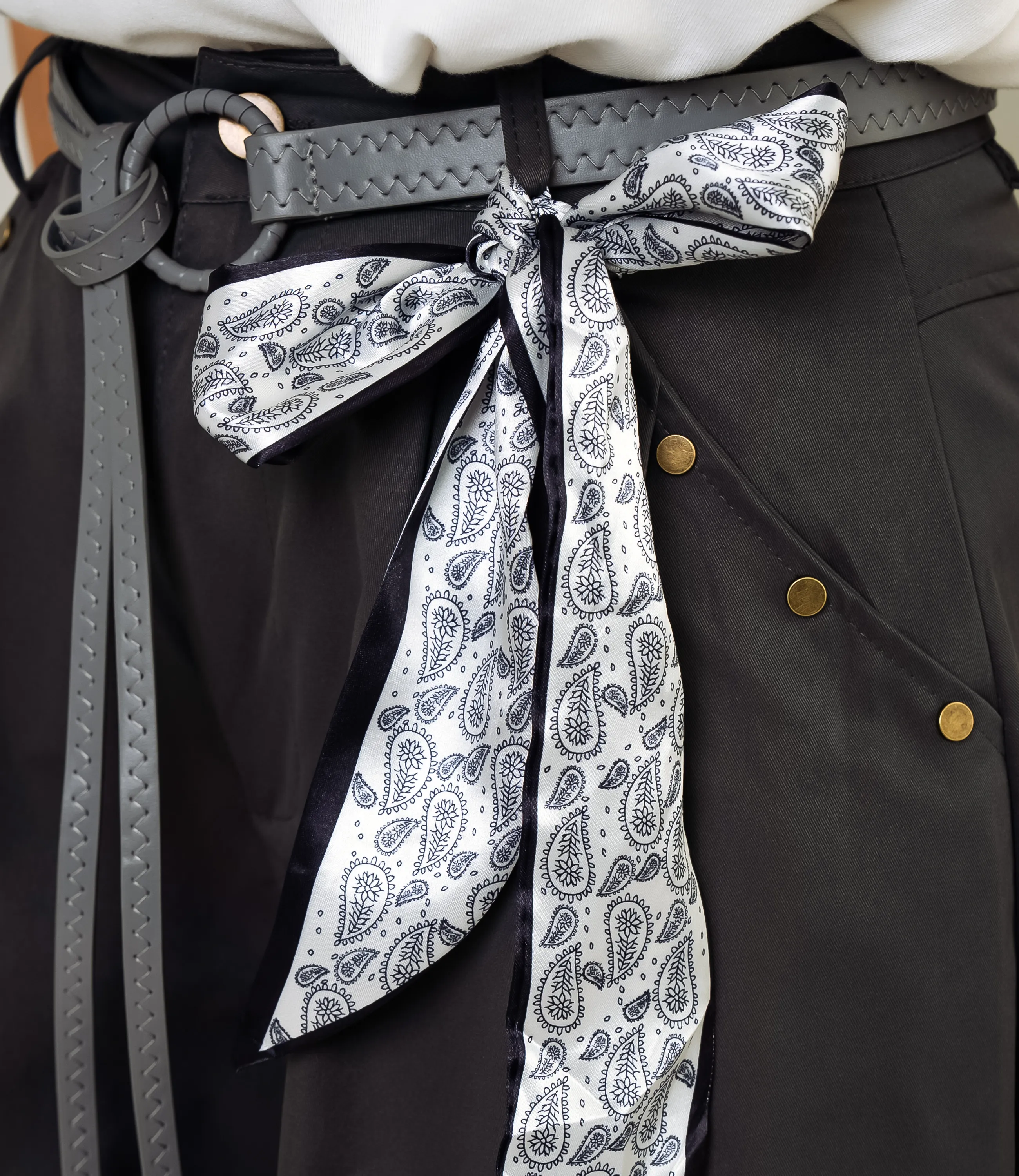 Брюки #КТ8352, тёмно-серый - фото 5