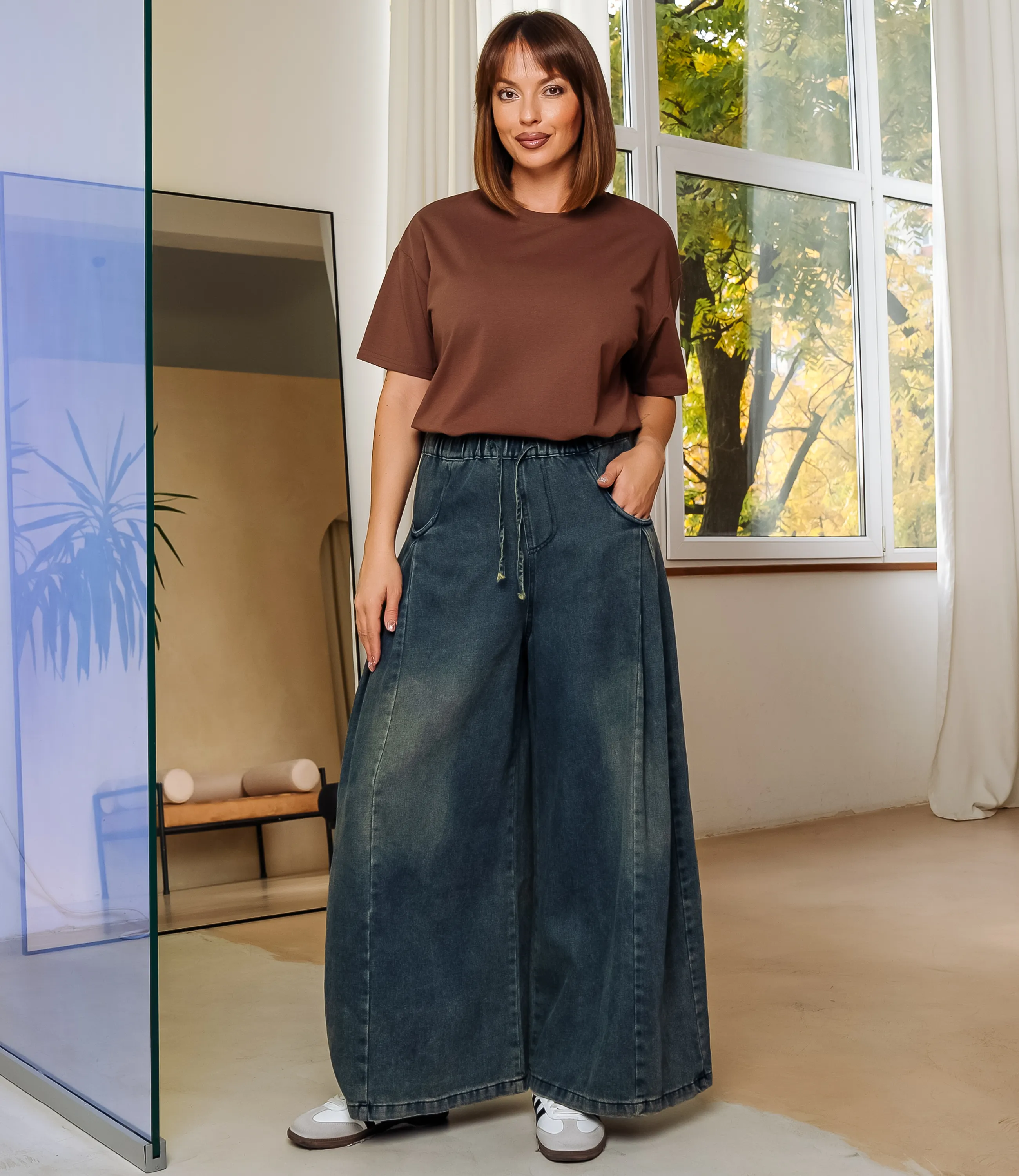 Джинсы #КТ7882, синий - фото 1