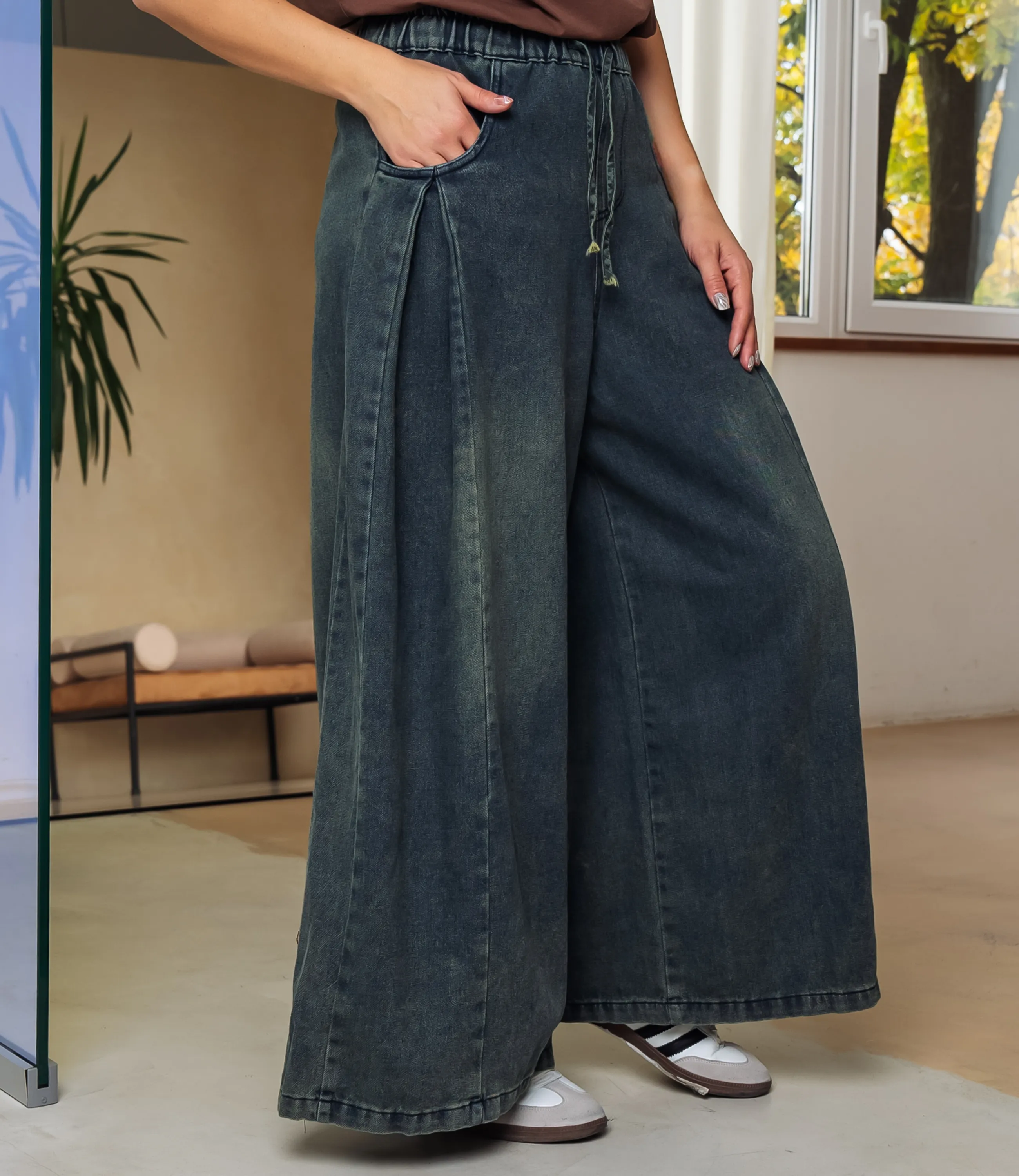 Джинсы #КТ7882, синий - фото 3