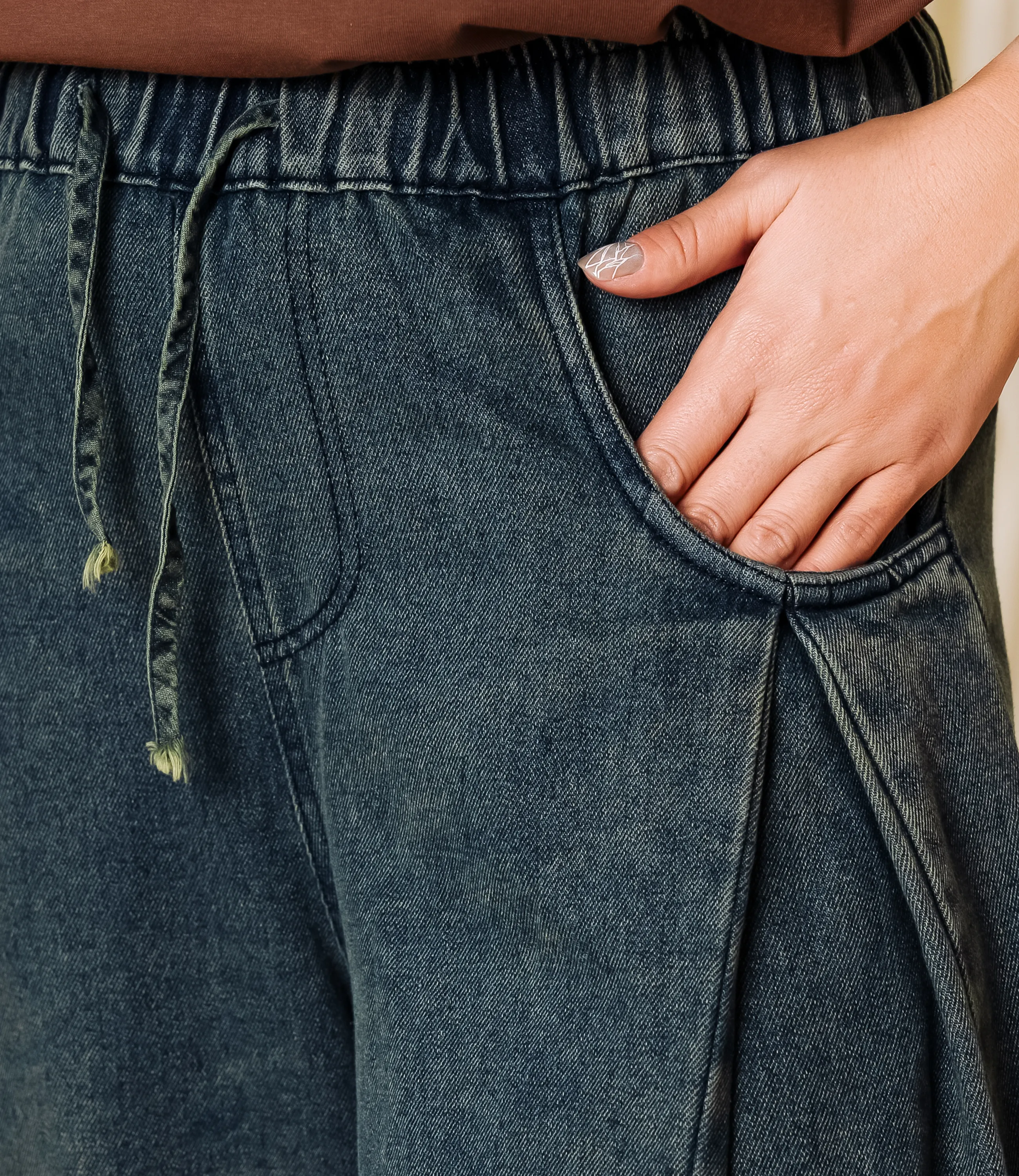 Джинсы #КТ7882, синий - фото 5