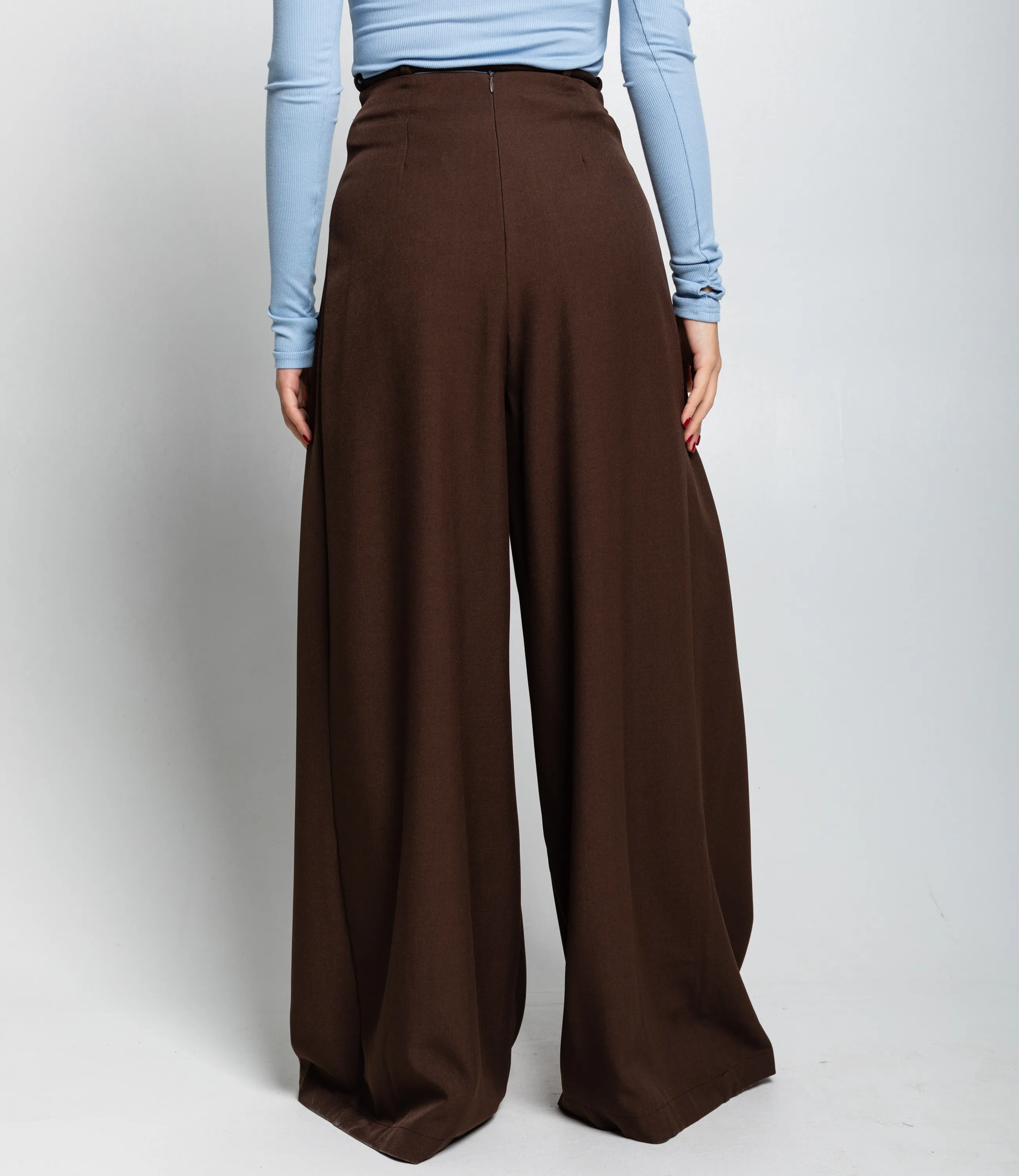 Брюки #КТ16301-2, коричневый - фото 4