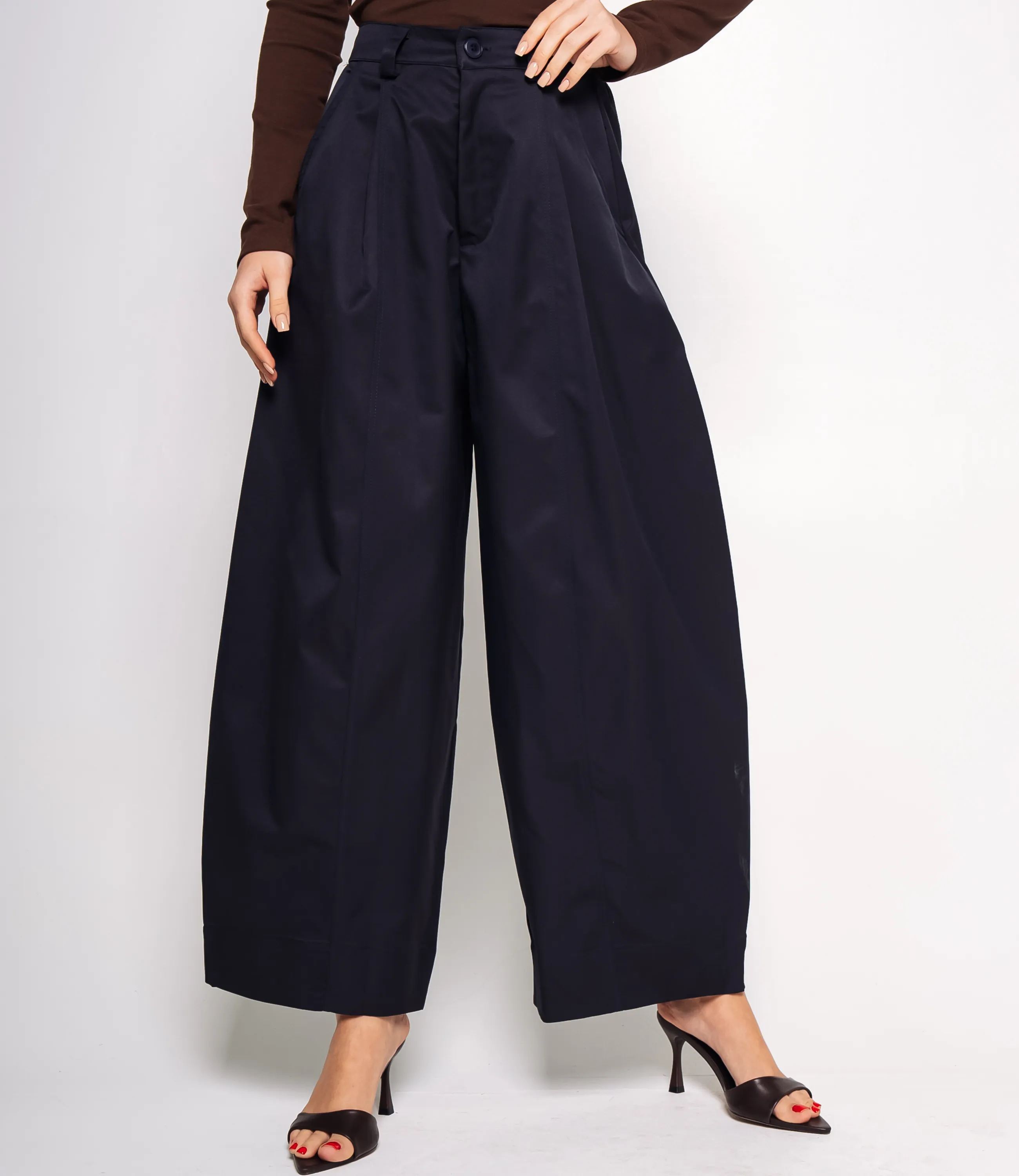 Брюки #КТ7005, тёмно-синий - фото 2