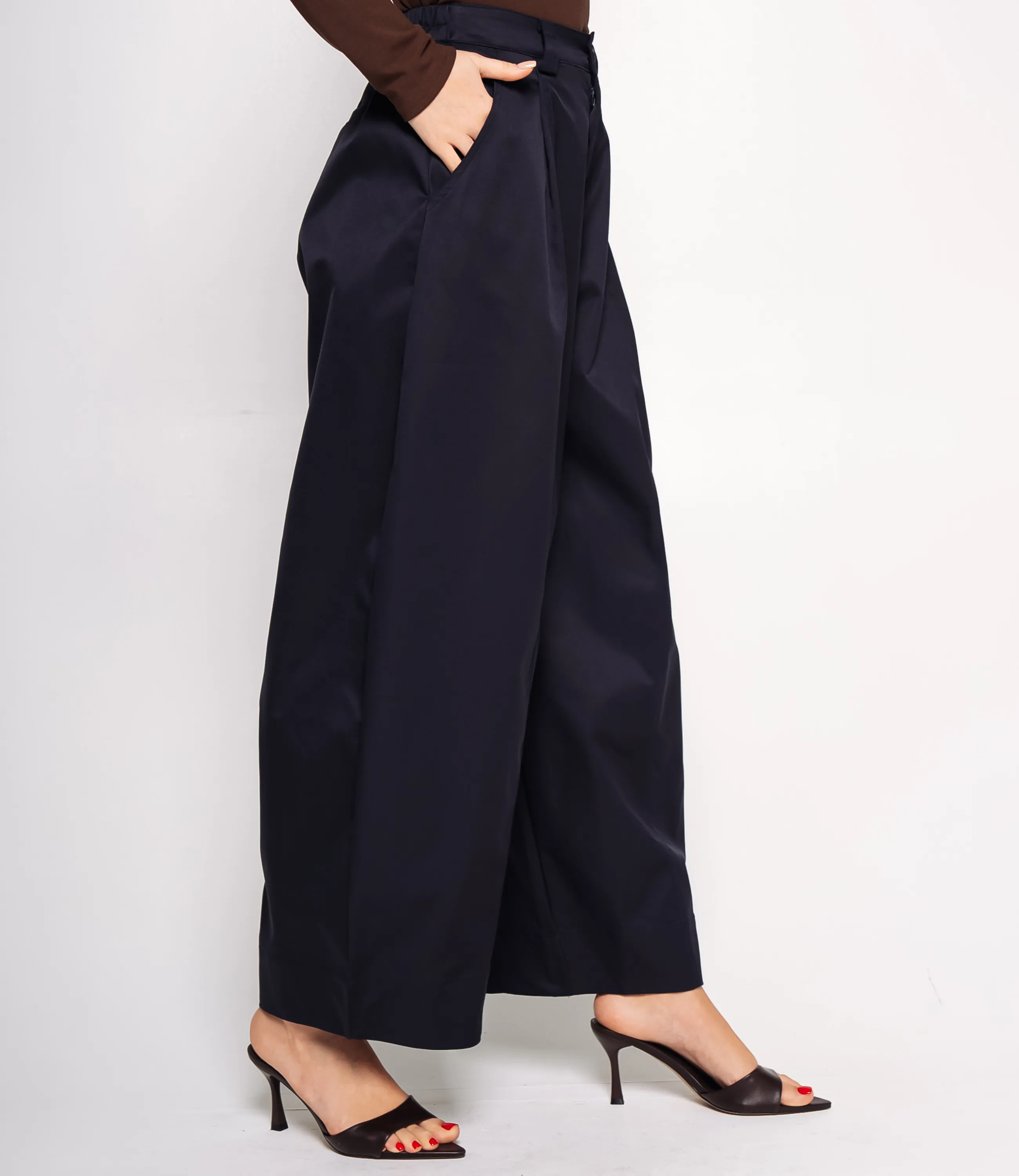 Брюки #КТ7005, тёмно-синий - фото 3