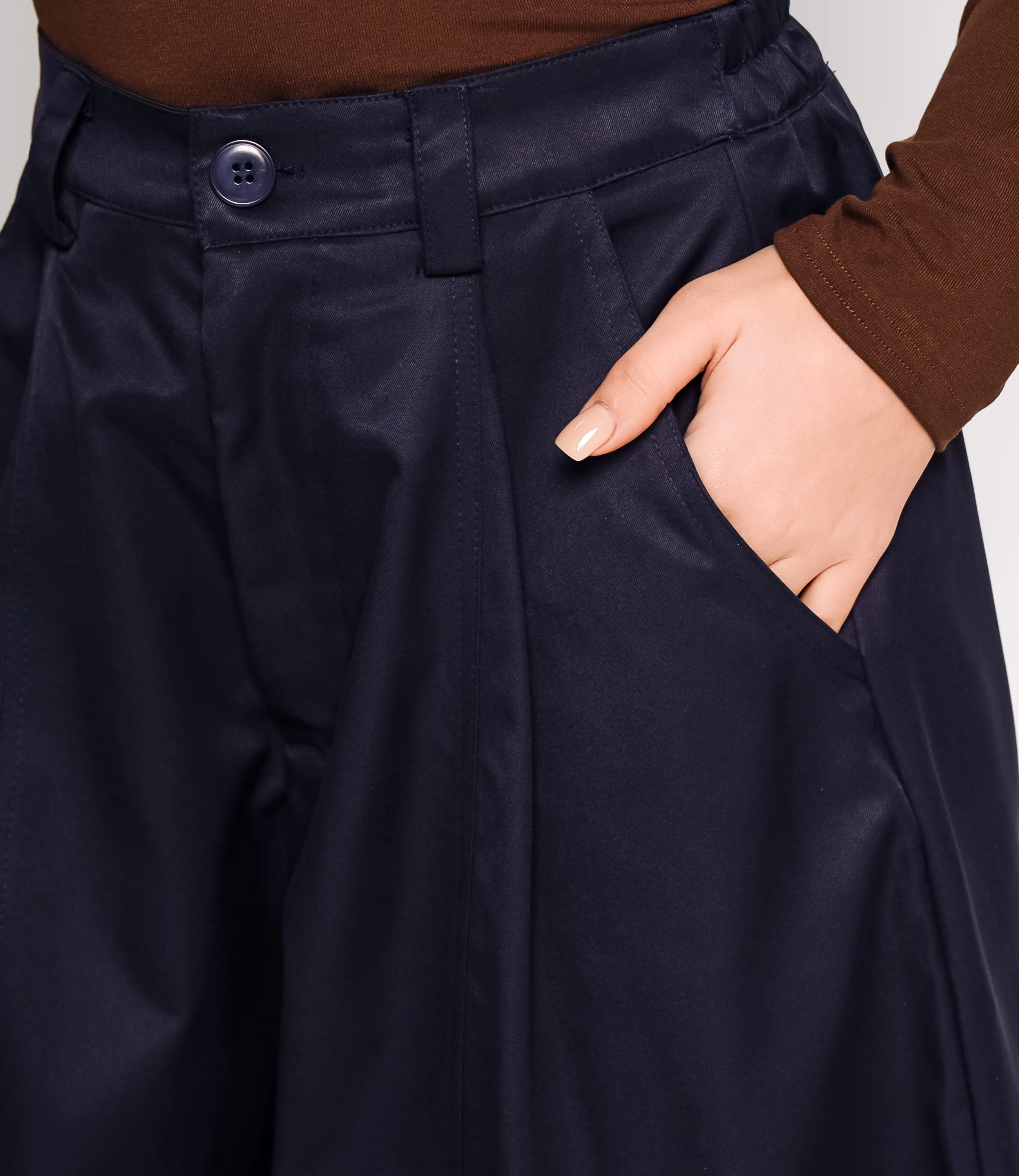 Брюки #КТ7005, тёмно-синий - фото 5