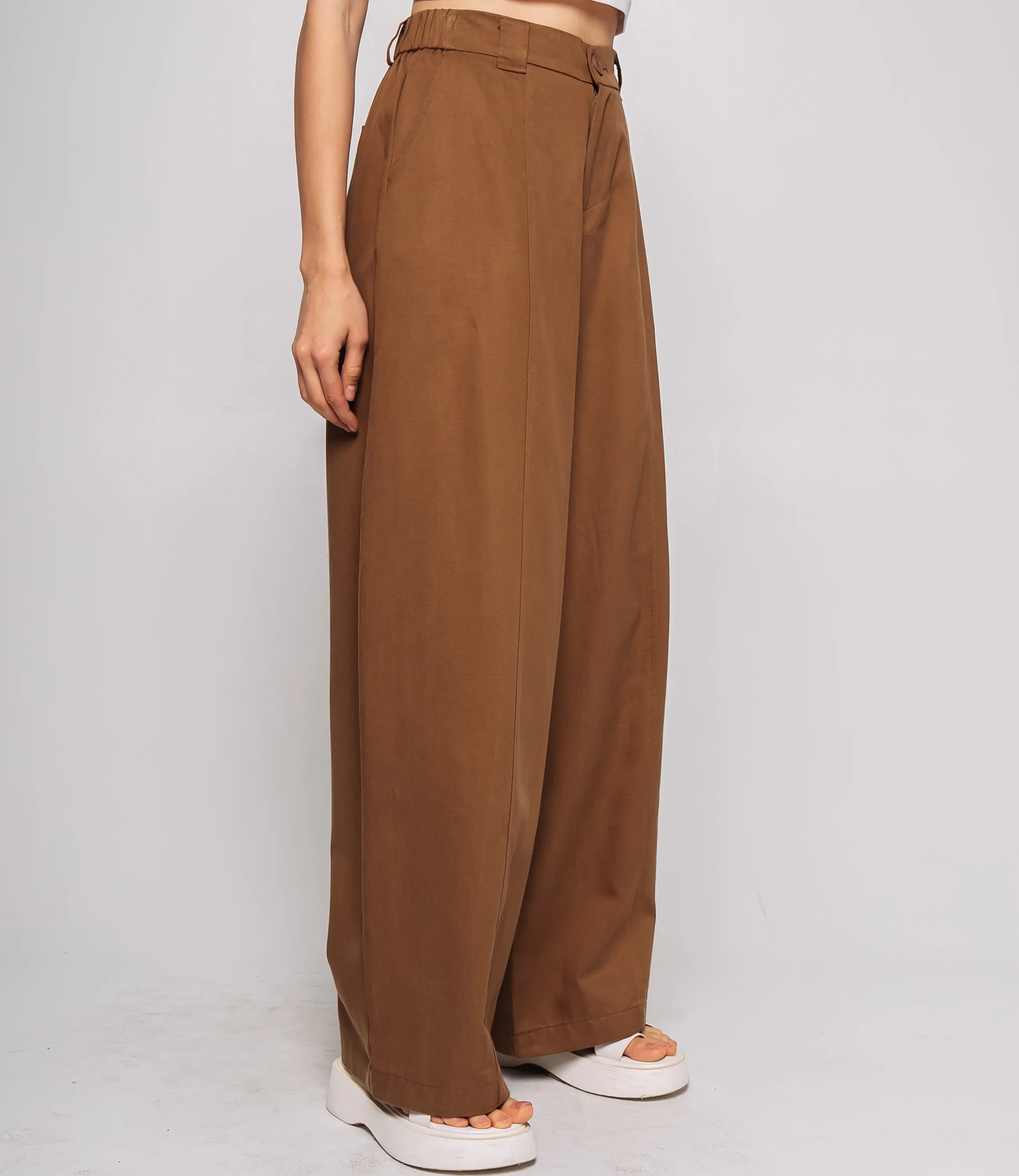 Брюки #КТ71020, коричневый - фото 3