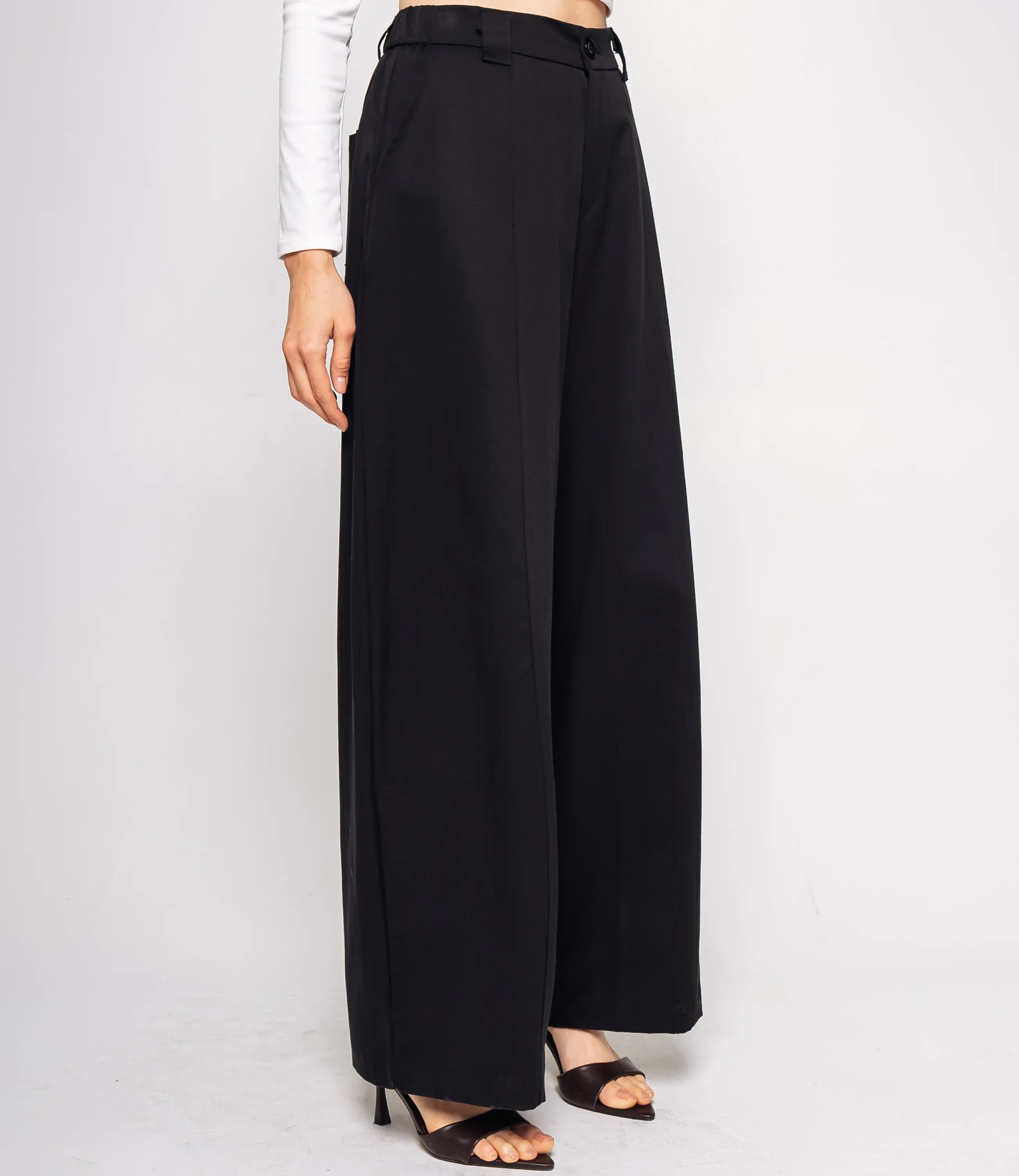 Брюки #КТ71020, чёрный - фото 3