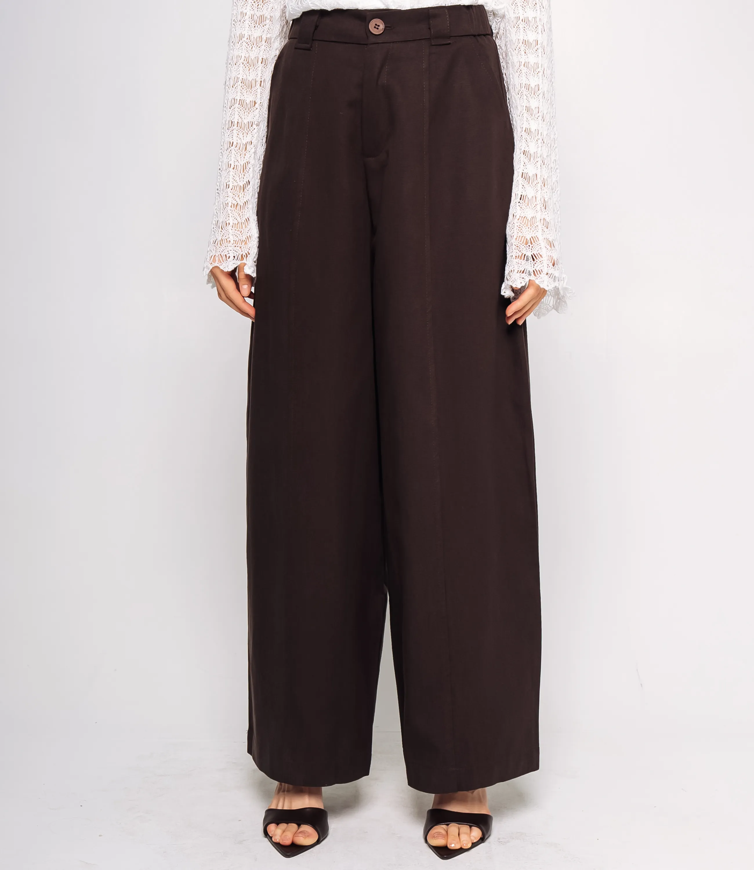 Брюки #КТ71020, шоколадный - фото 2