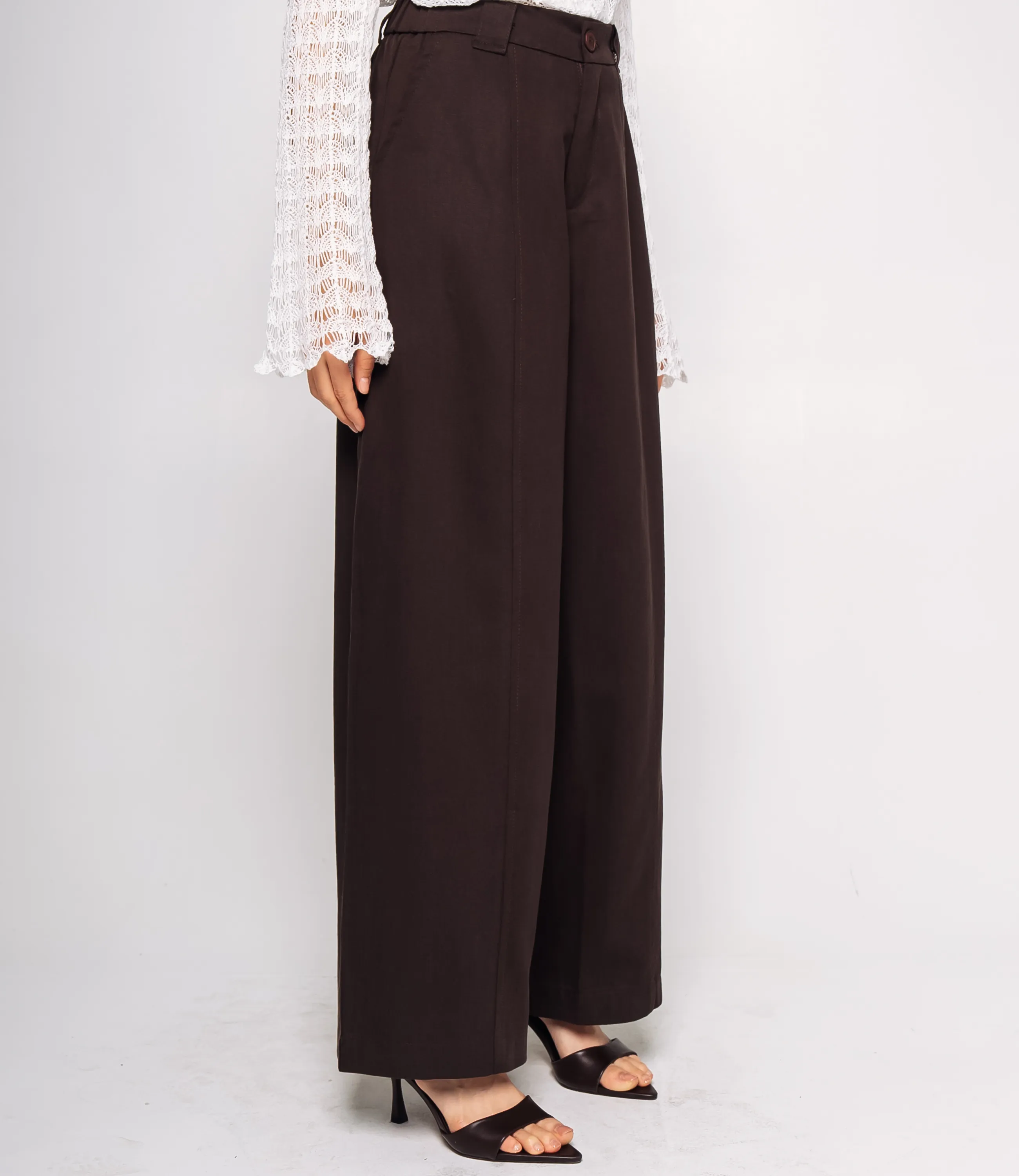 Брюки #КТ71020, шоколадный - фото 3