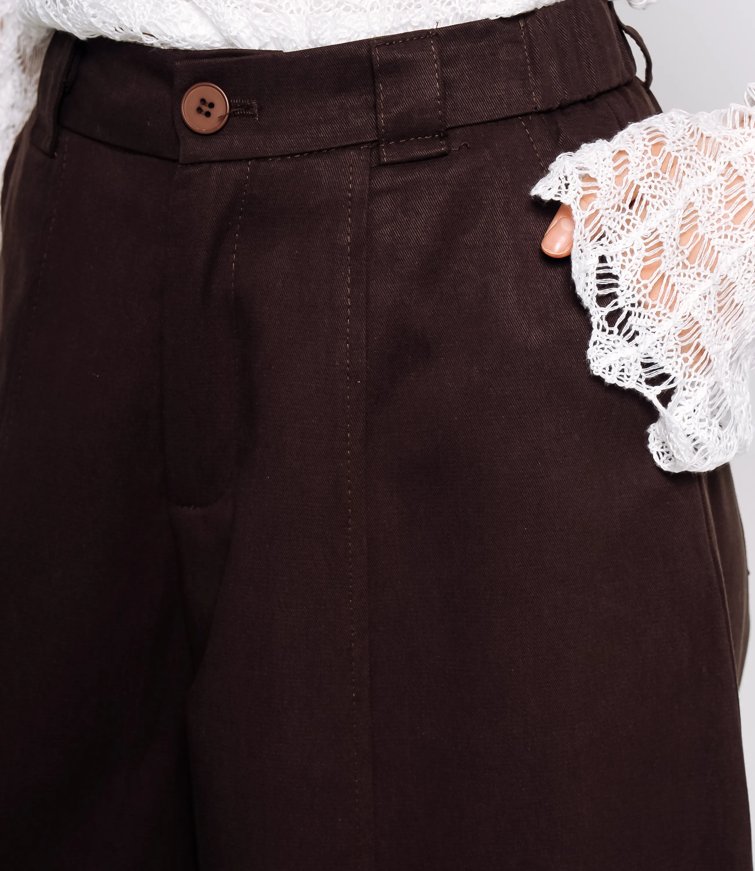 Брюки #КТ71020, шоколадный - фото 5