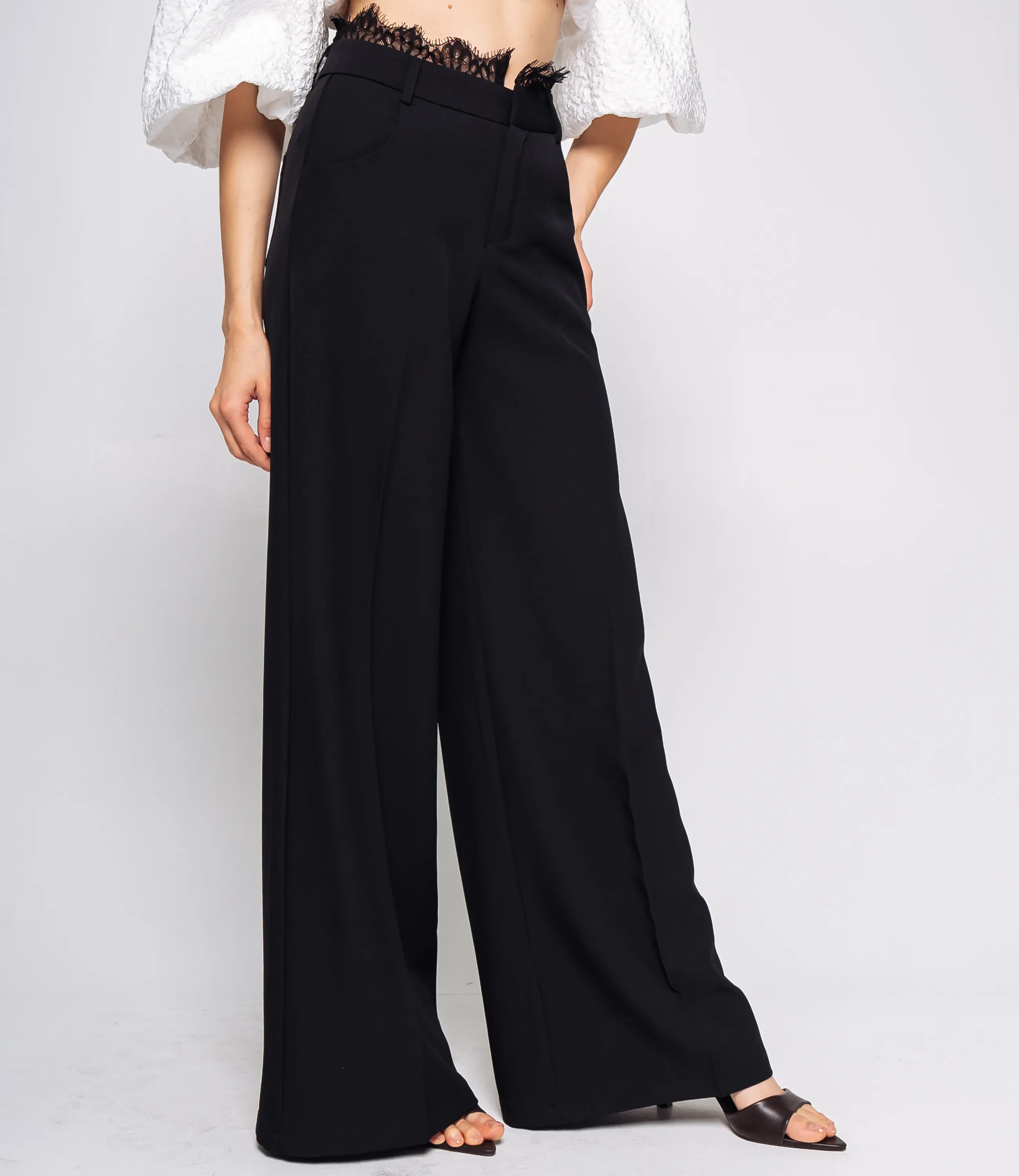 Брюки #КТ16580, чёрный - фото 3