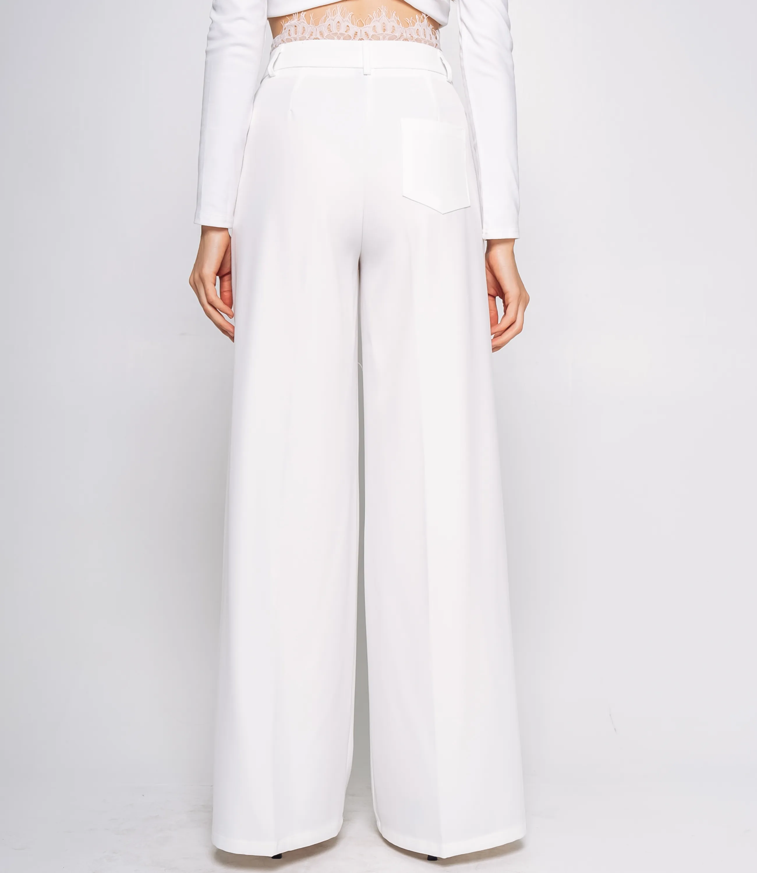 Брюки #КТ16580, белый - фото 4