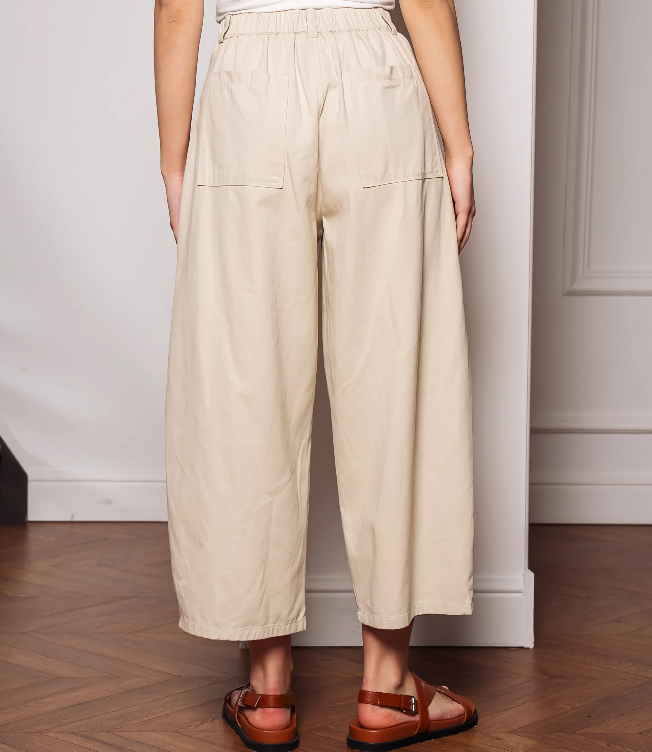 Брюки #КТ5203, светло-бежевый - фото 4