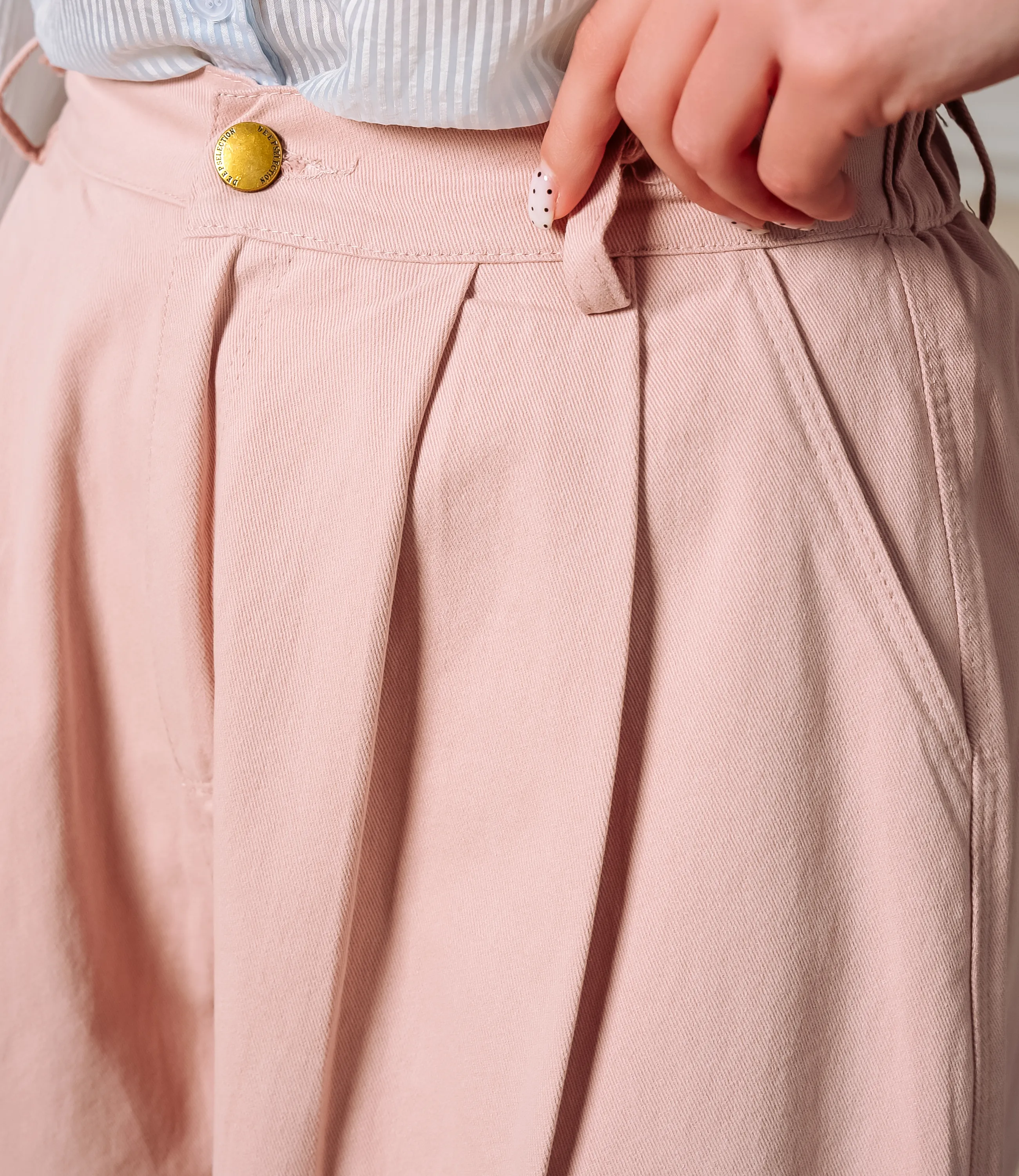 Брюки #КТ5203, пудровый - фото 5
