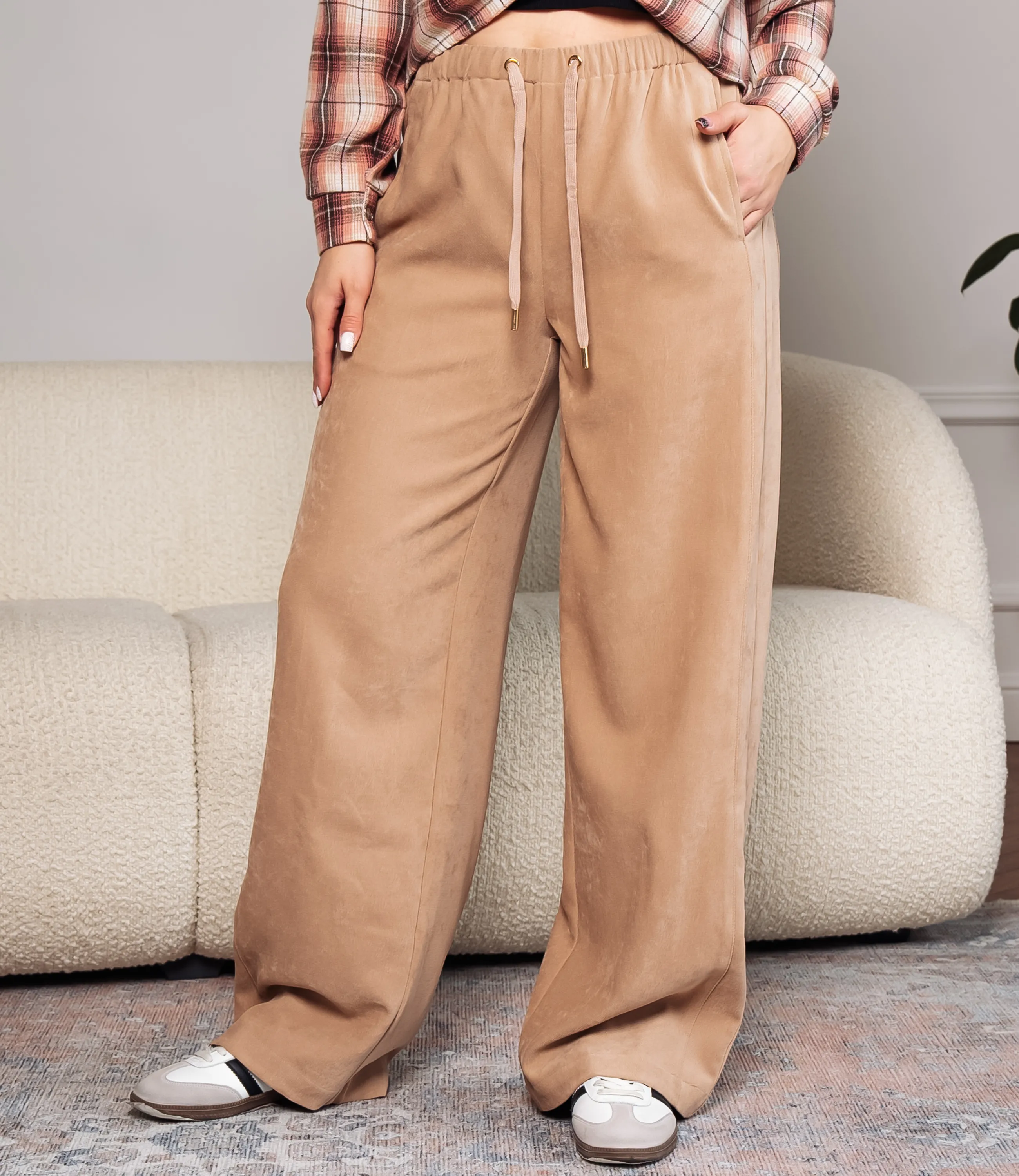 Брюки #ОКТ165005, бежевый - фото 2