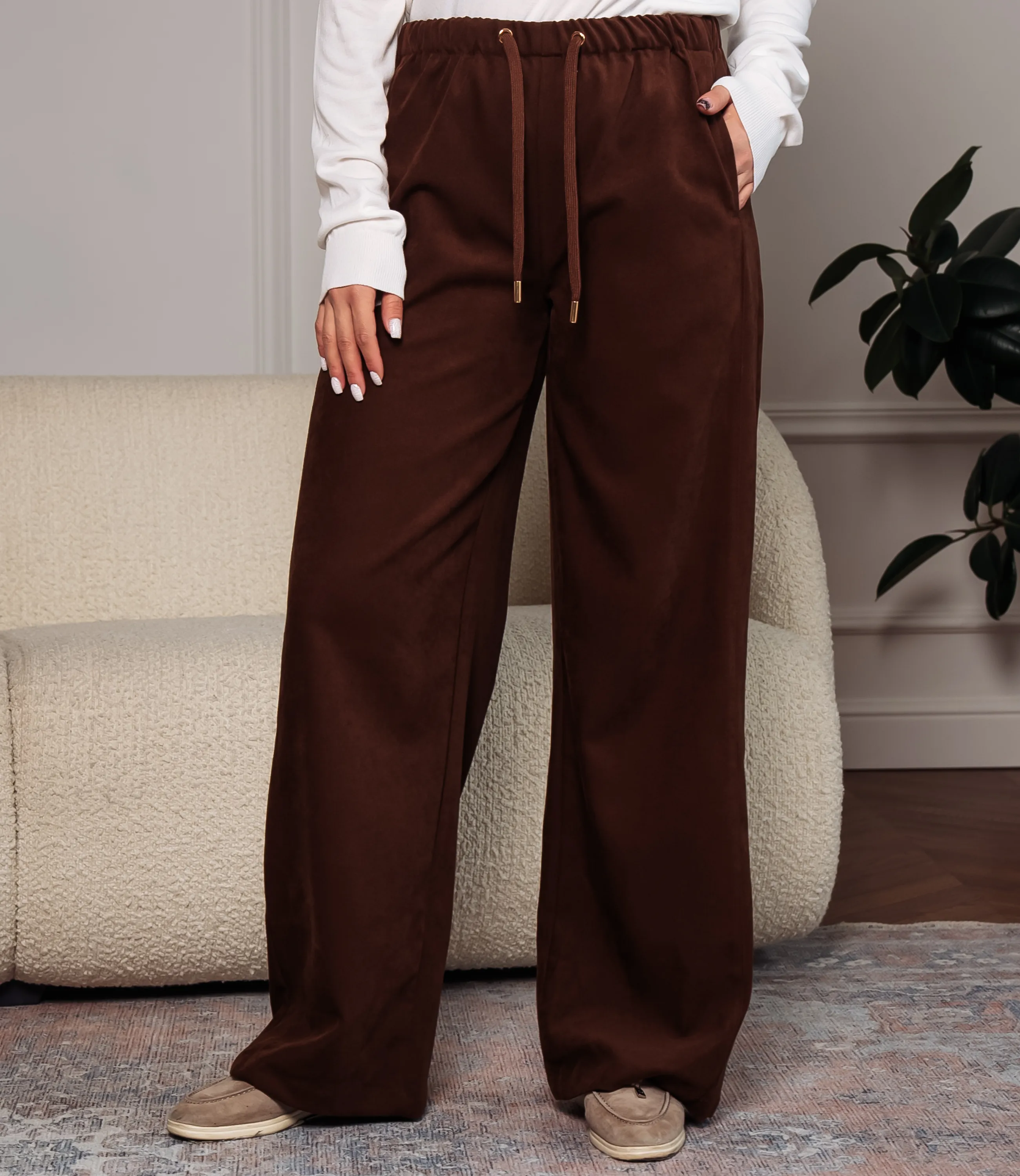 Брюки #ОКТ165005, шоколадный - фото 2