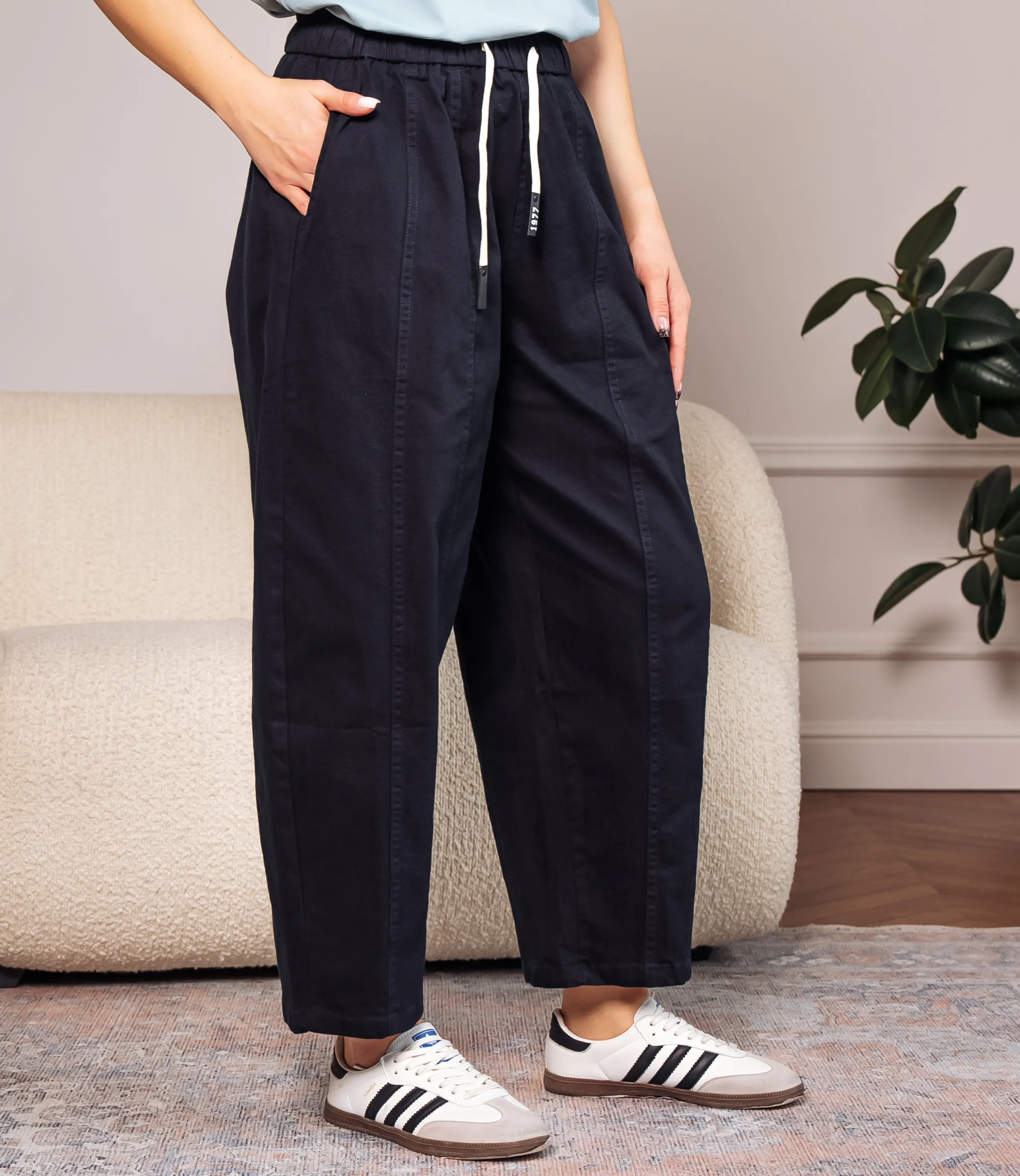 Брюки #КТ5890, тёмно-синий - фото 3