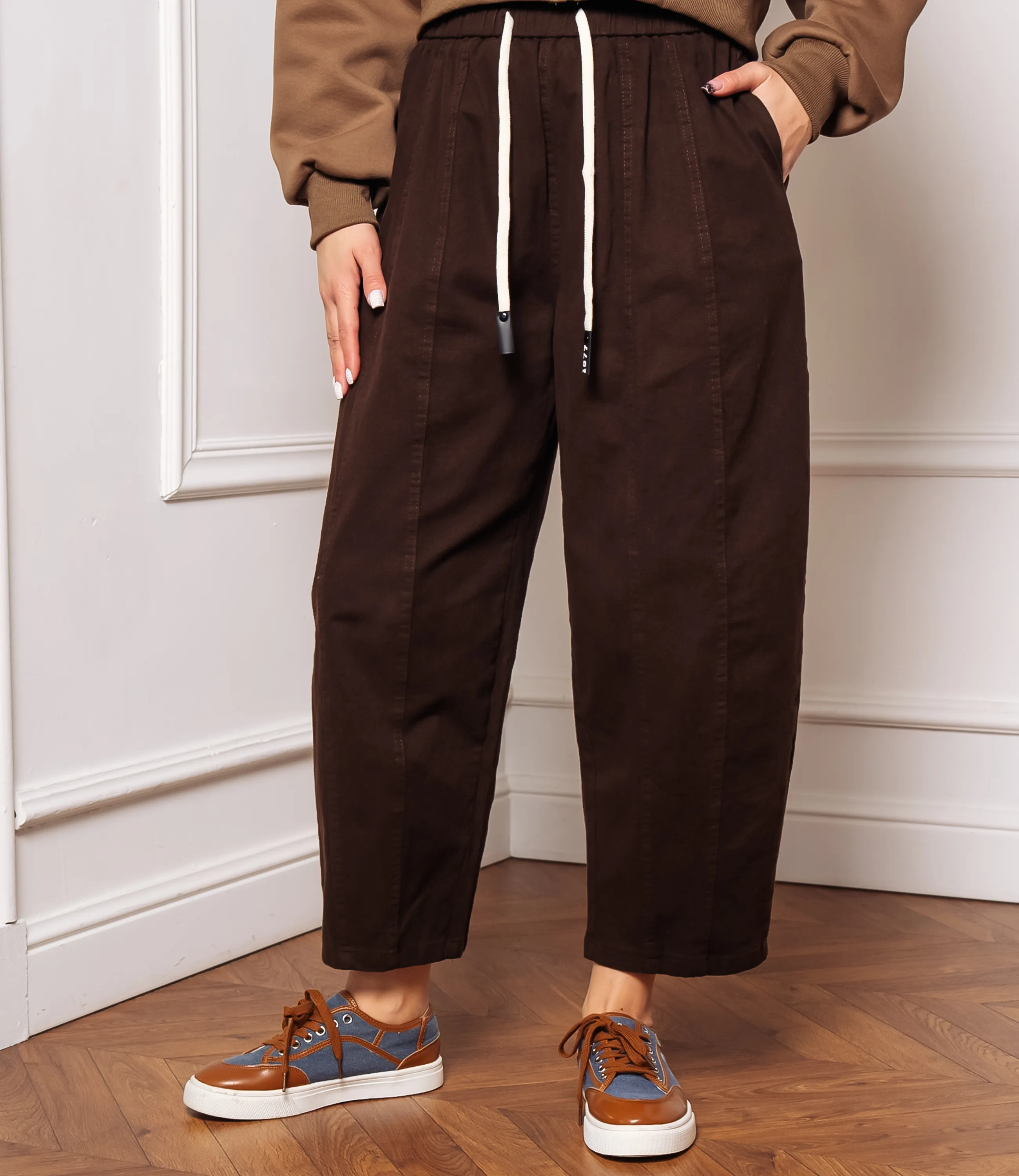 Брюки #КТ5890, шоколадный - фото 2